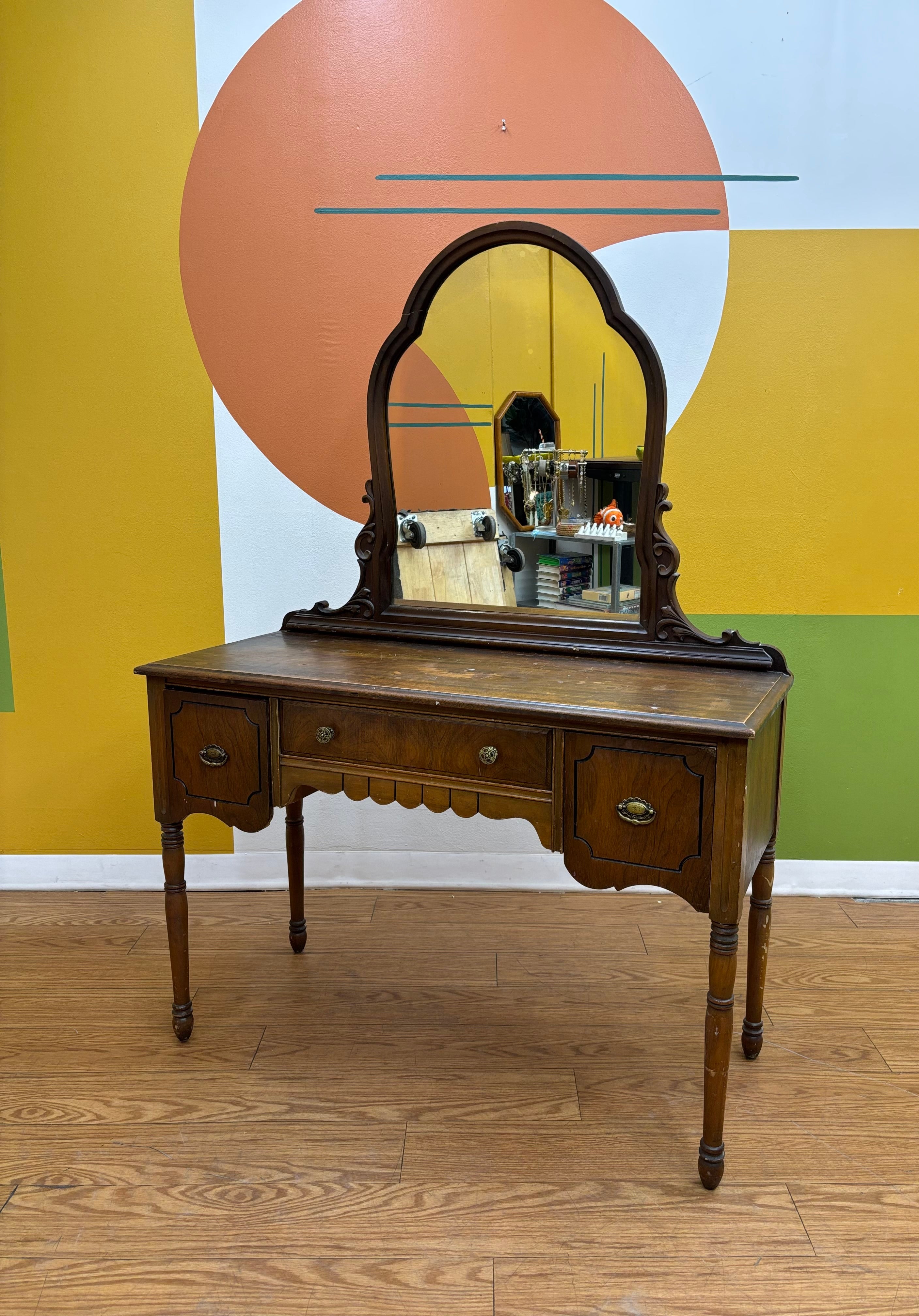 Wood Vanity