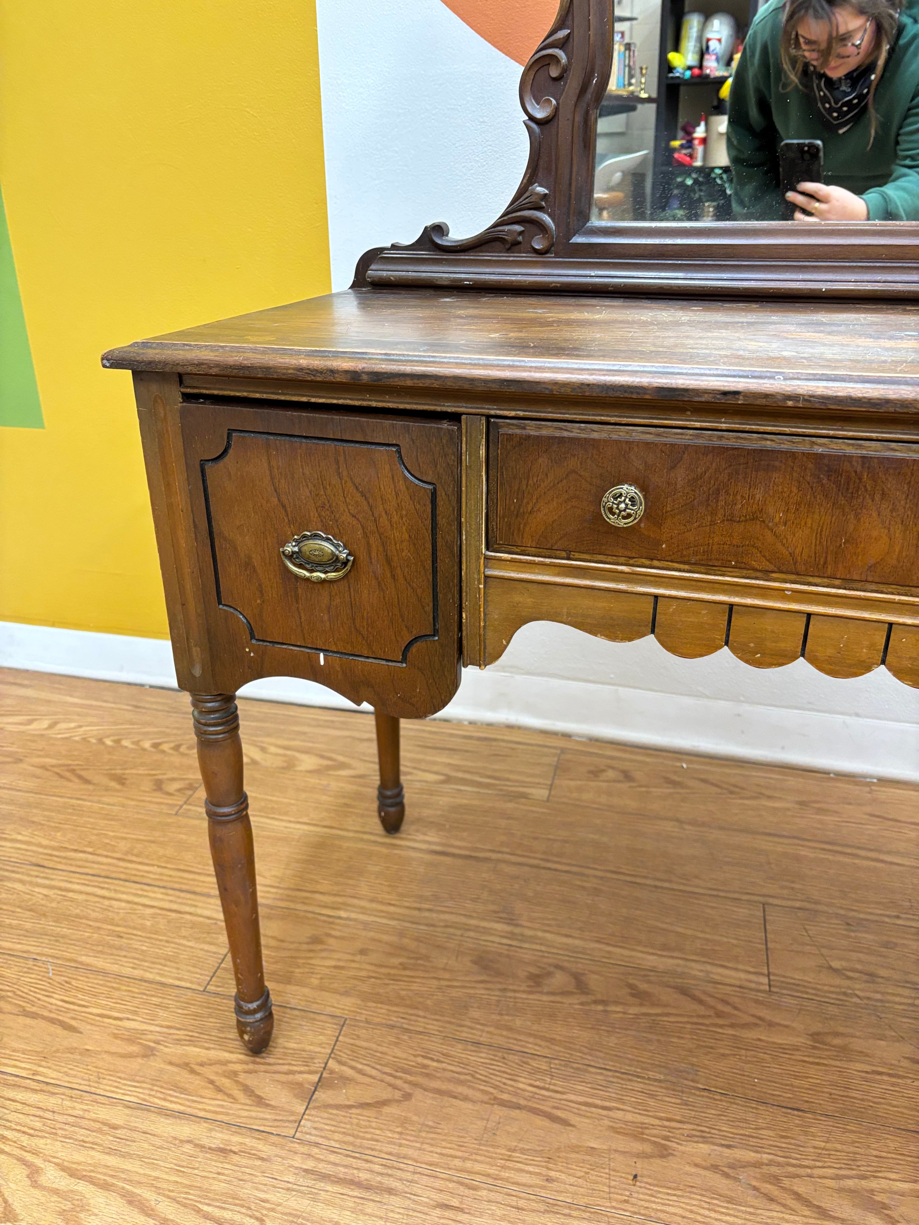 Wood Vanity