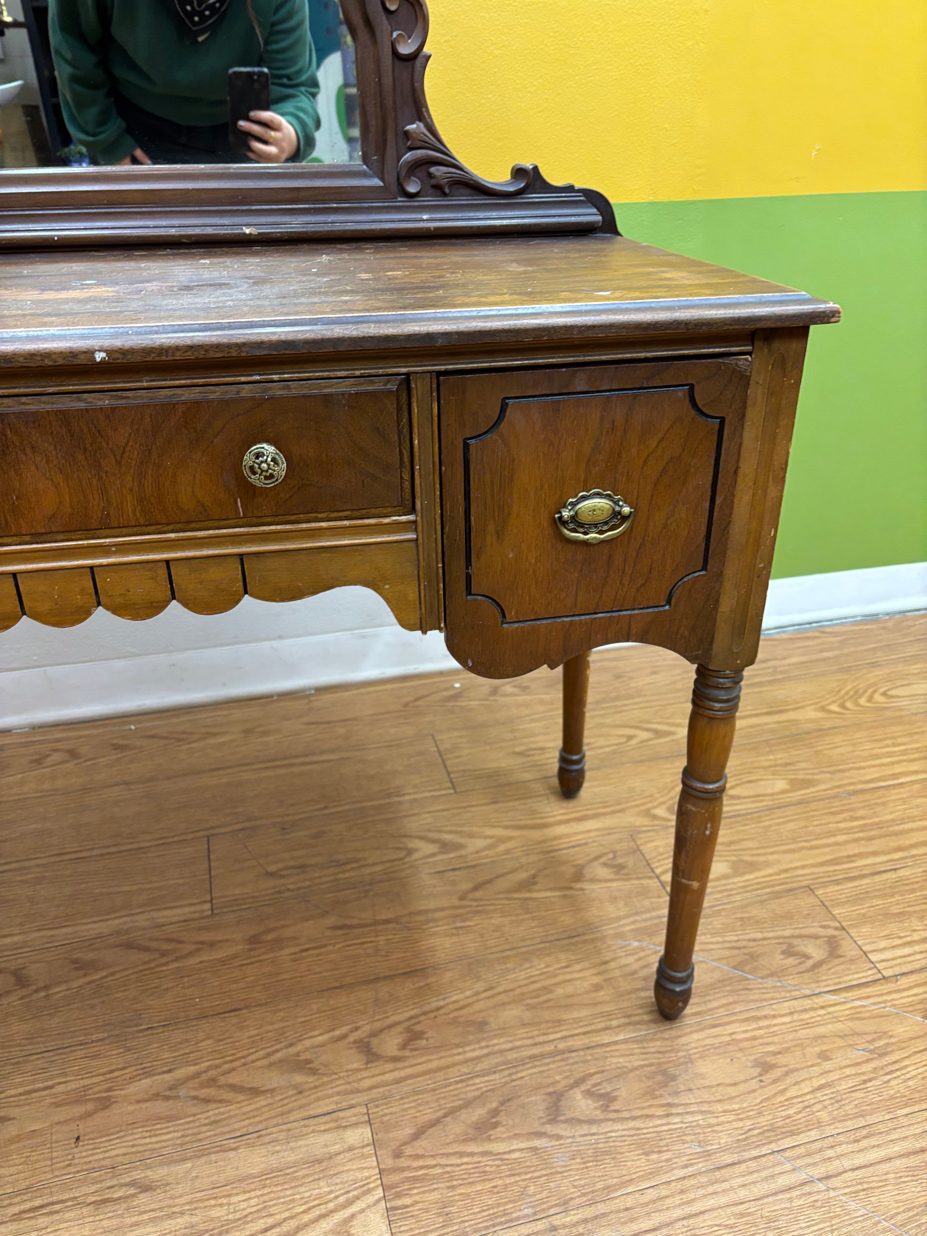 Wood Vanity