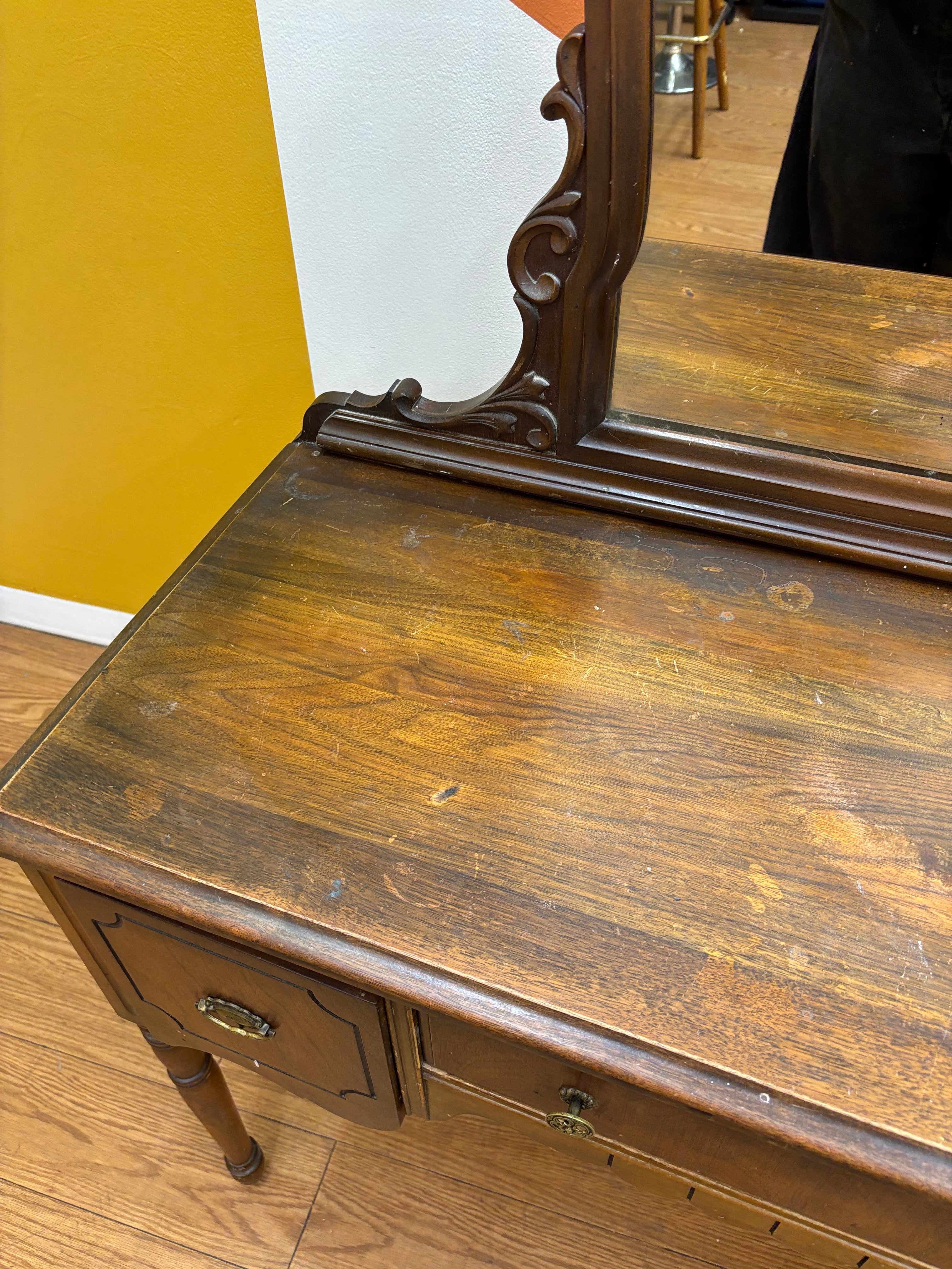 Wood Vanity