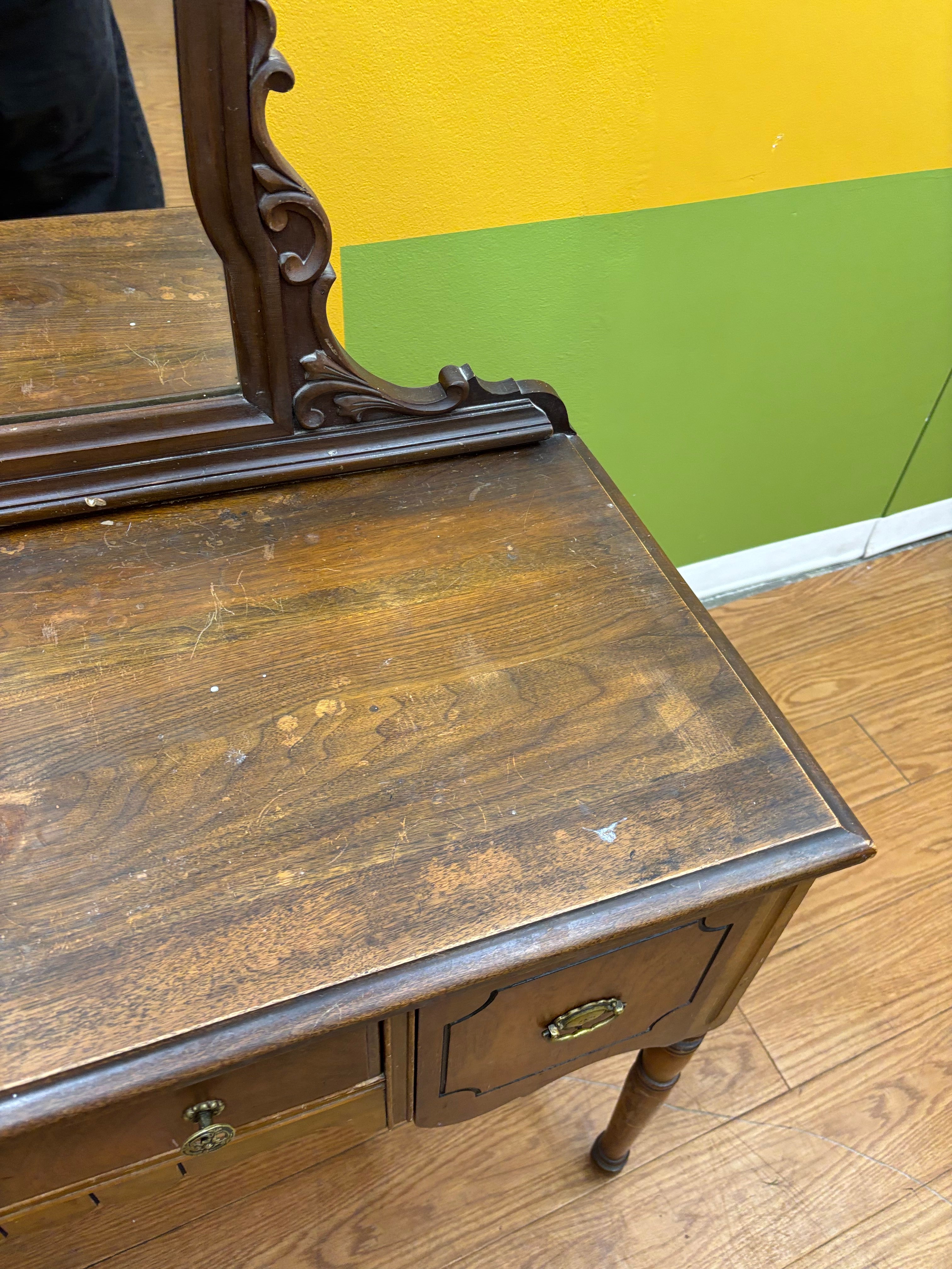 Wood Vanity
