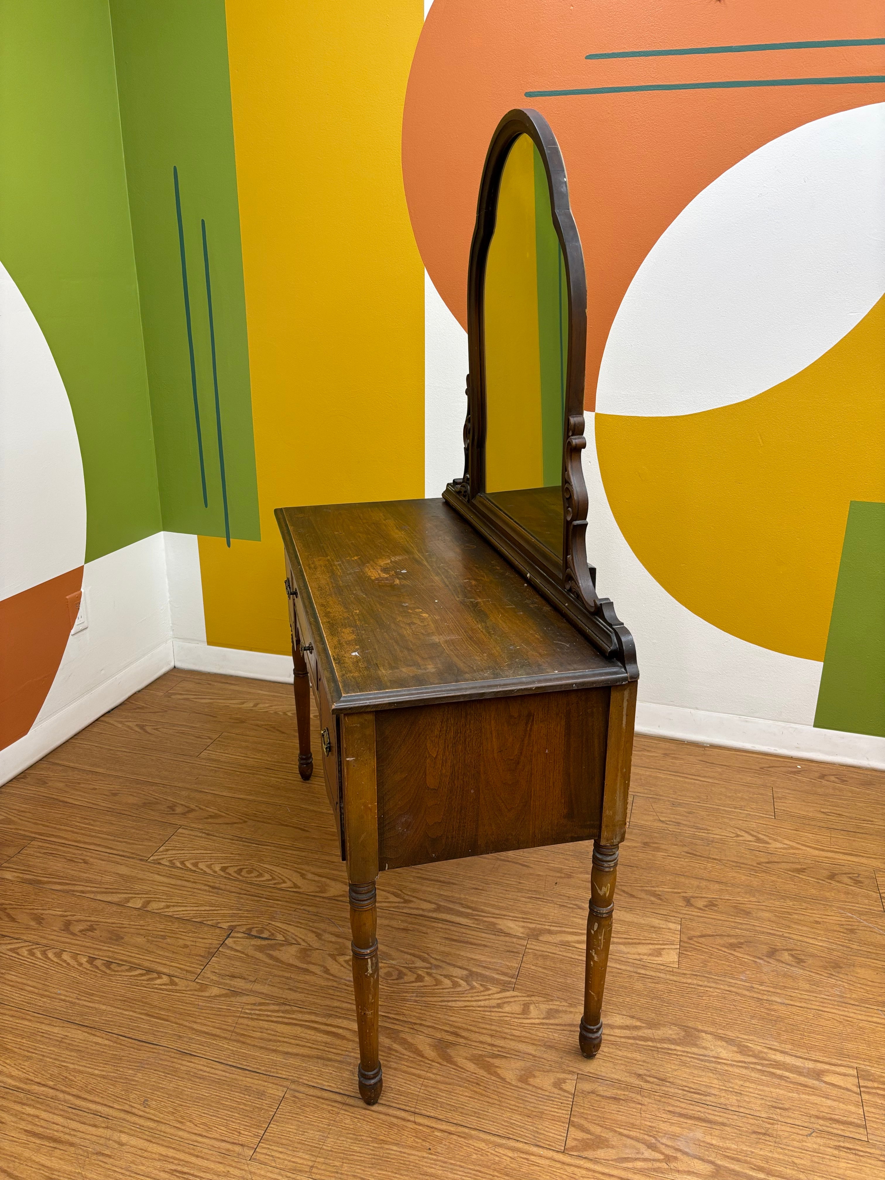 Wood Vanity