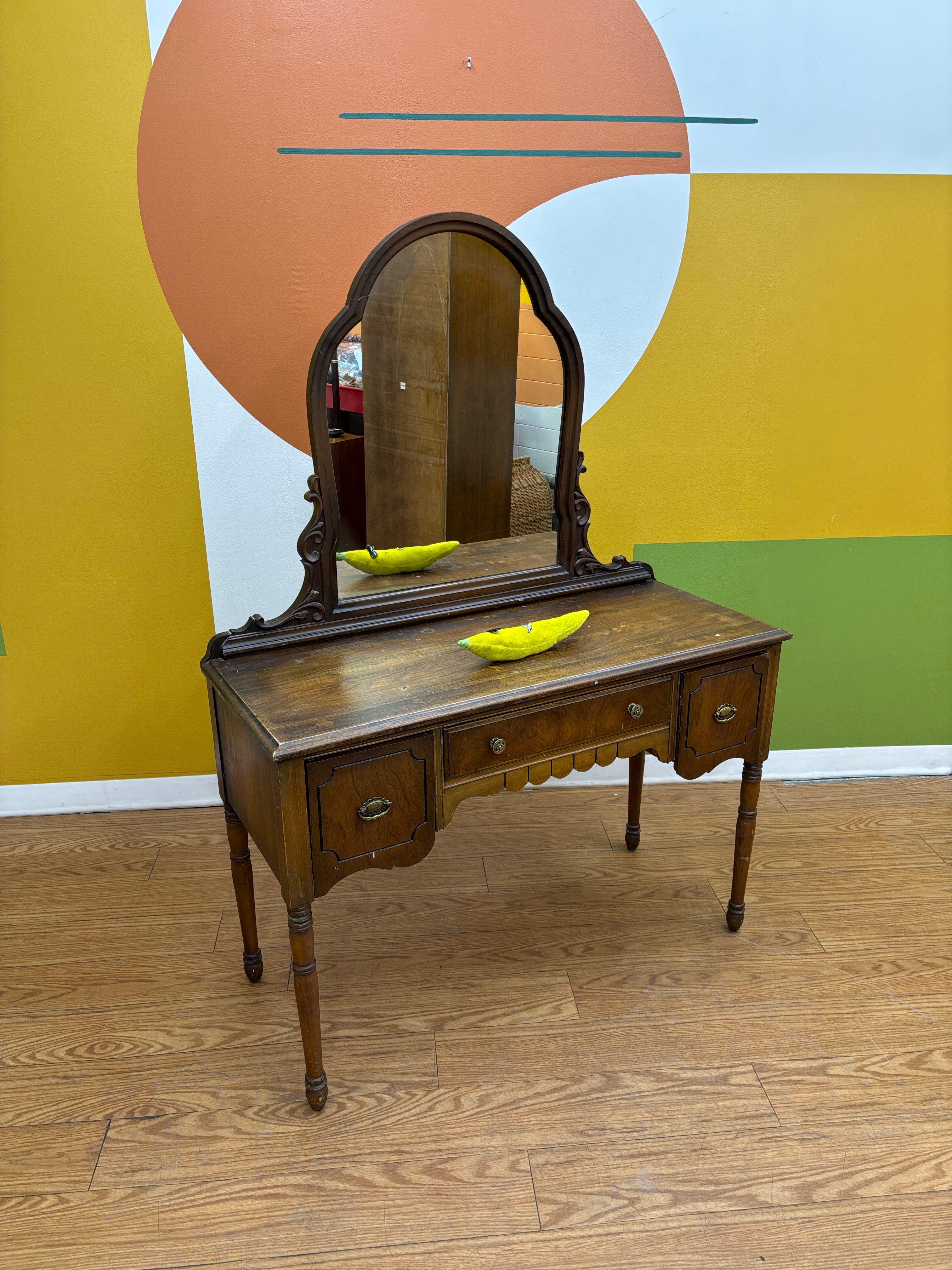Wood Vanity