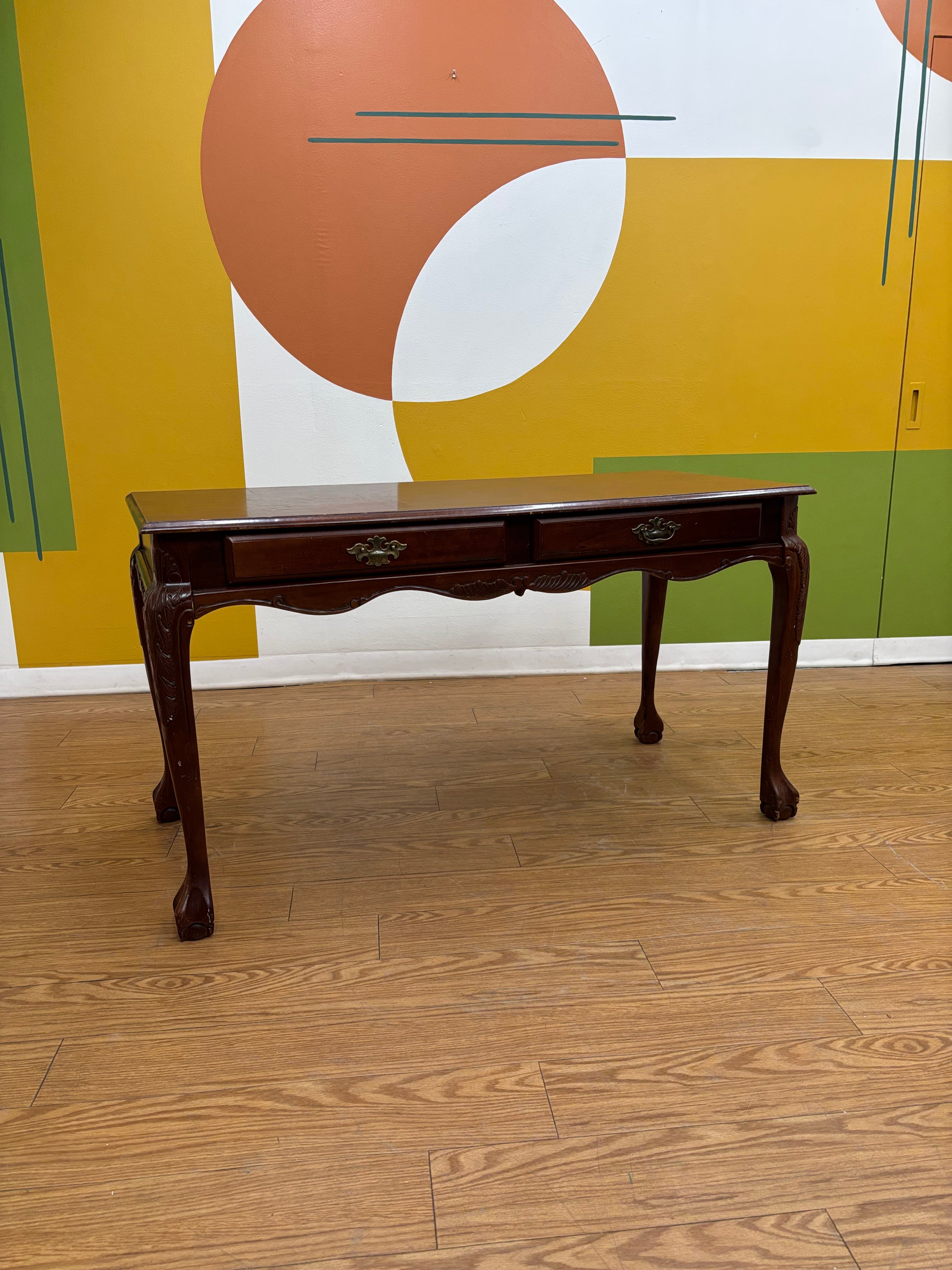 Wood Console Table