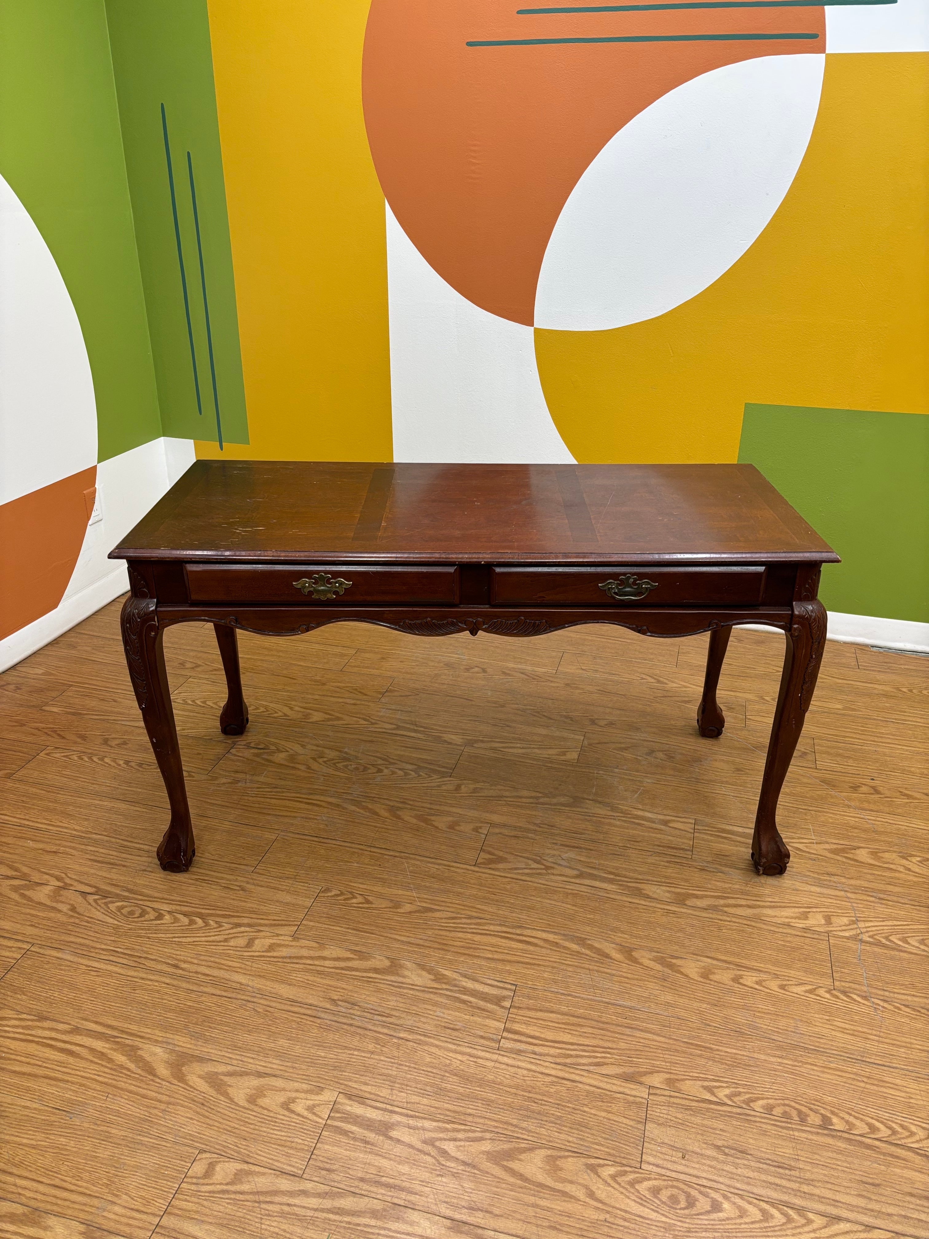 Wood Console Table