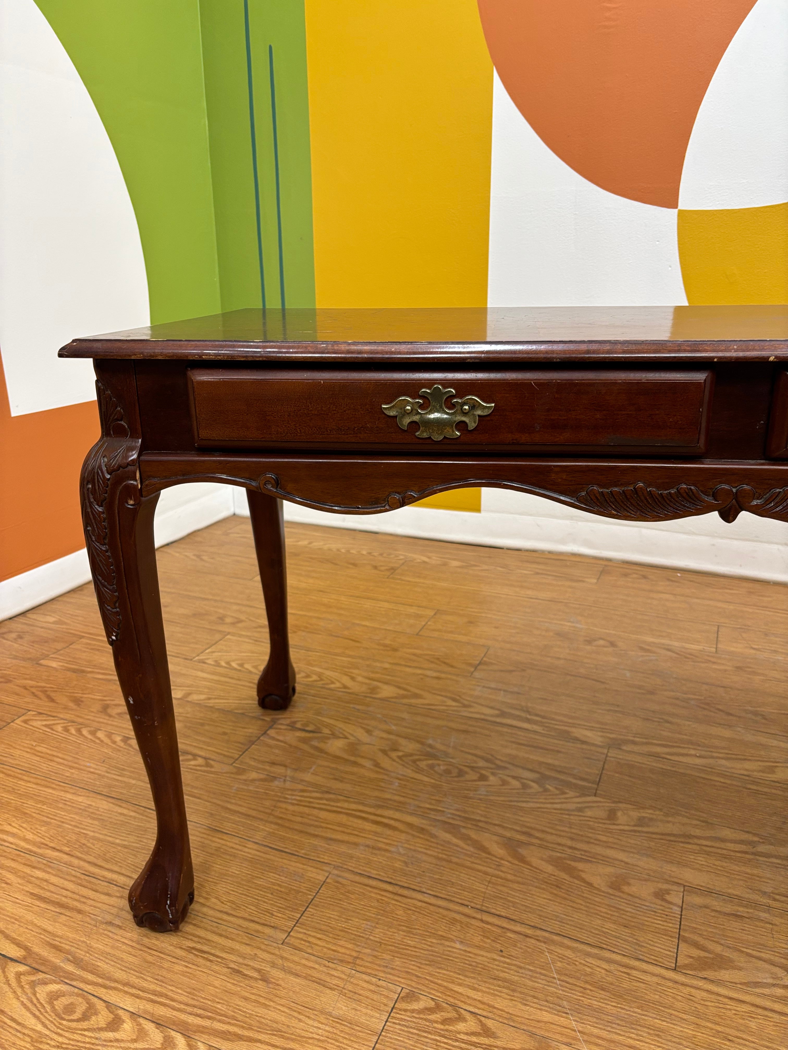 Wood Console Table