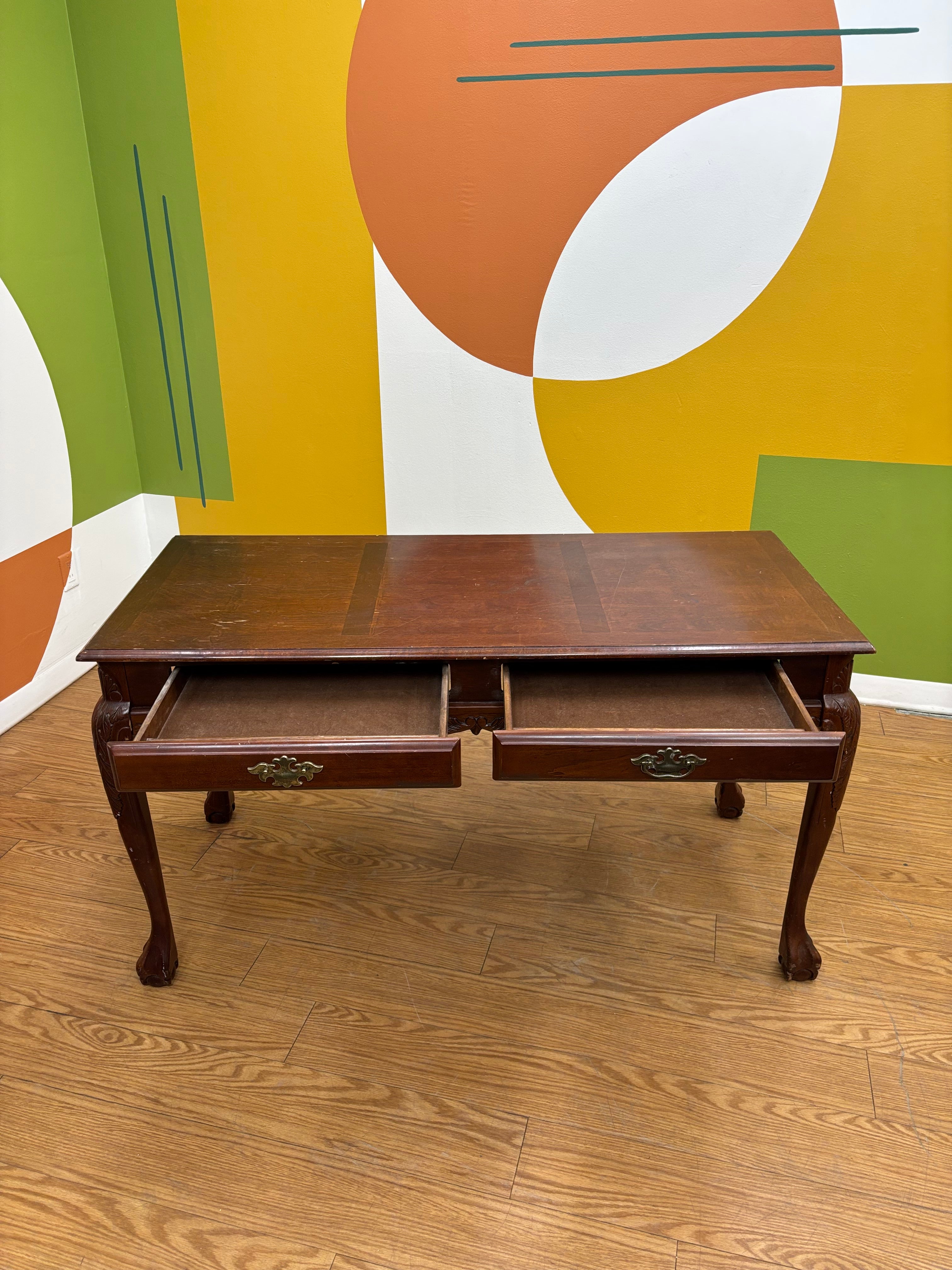 Wood Console Table