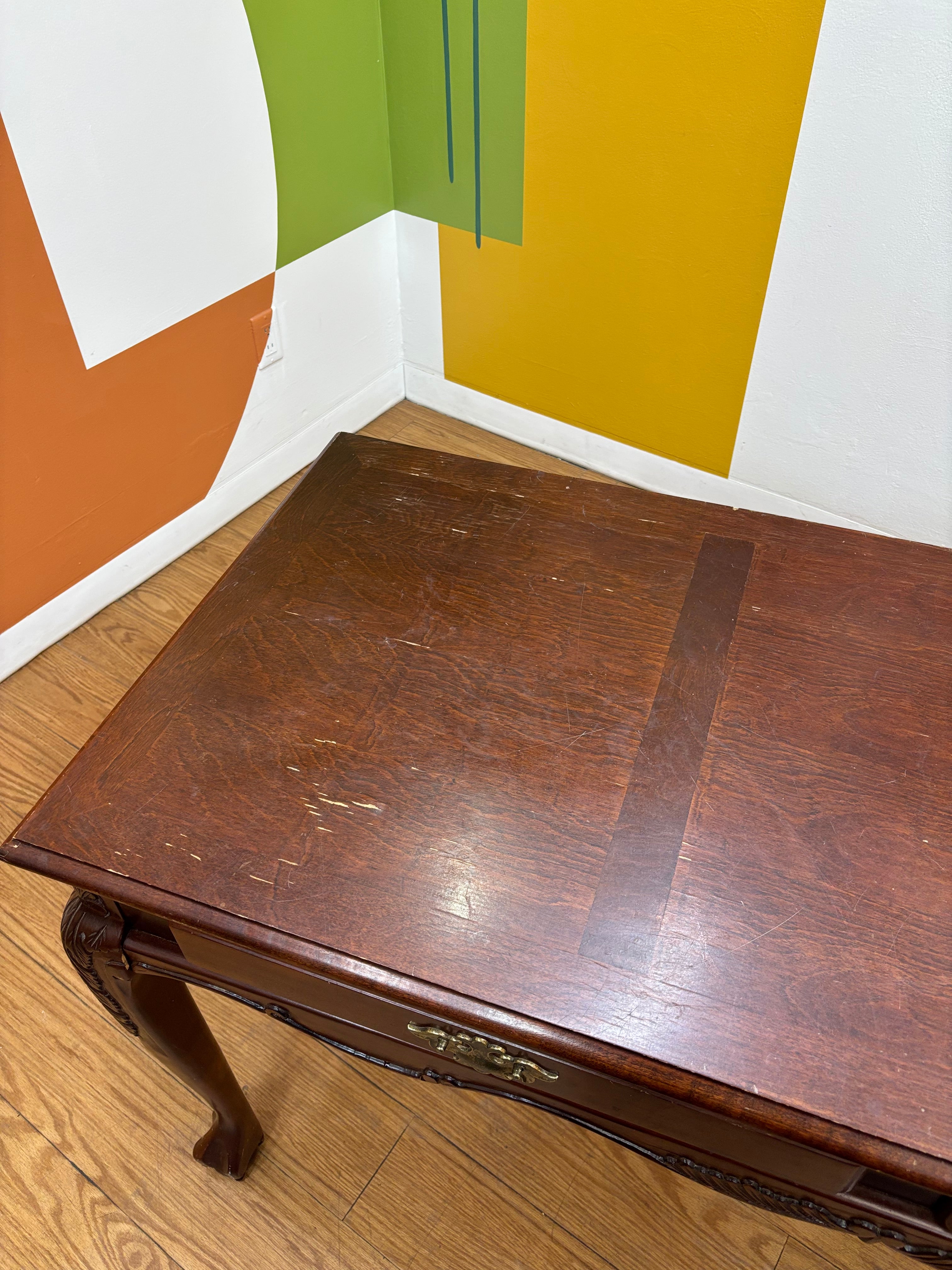 Wood Console Table