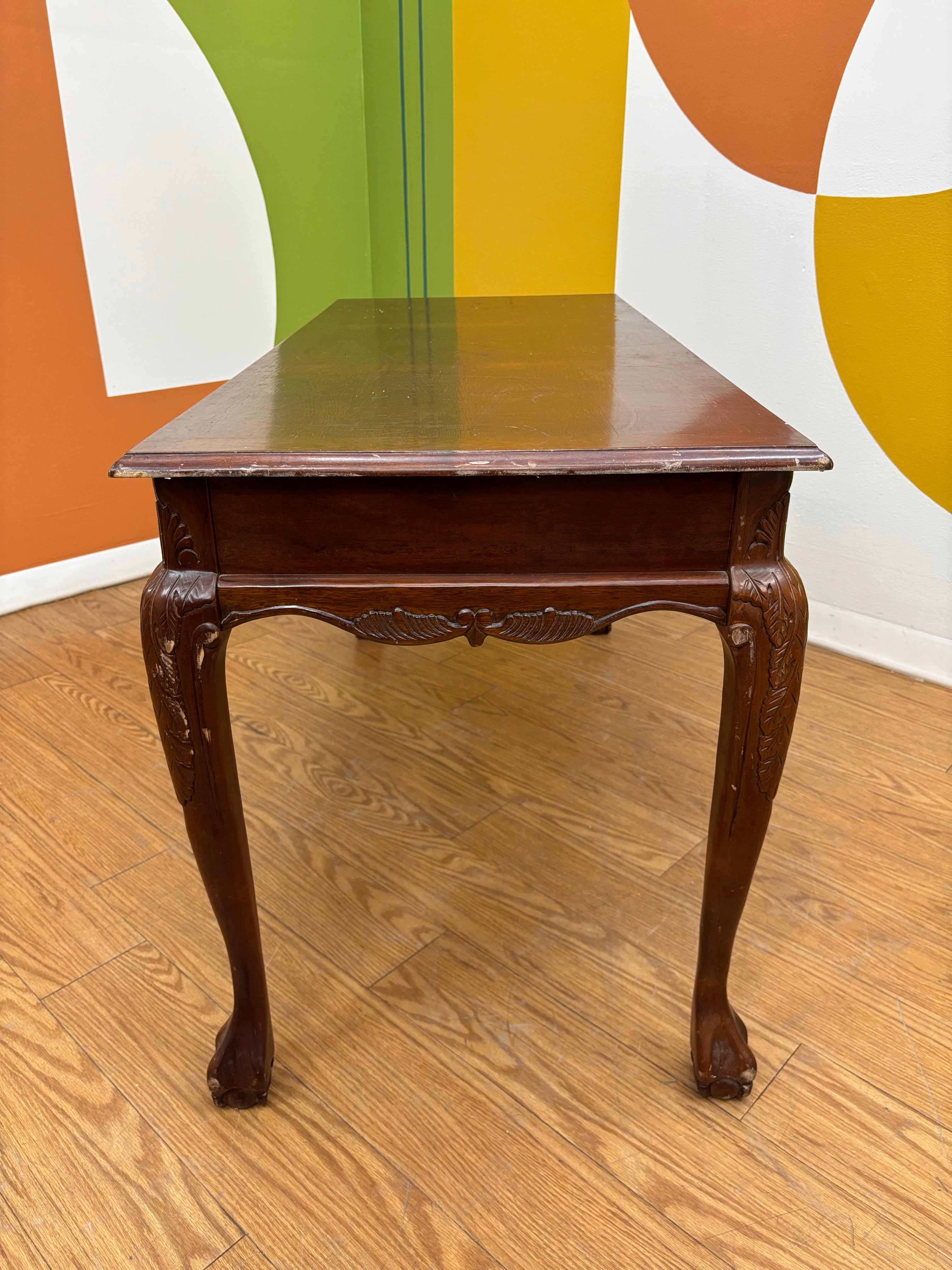 Wood Console Table