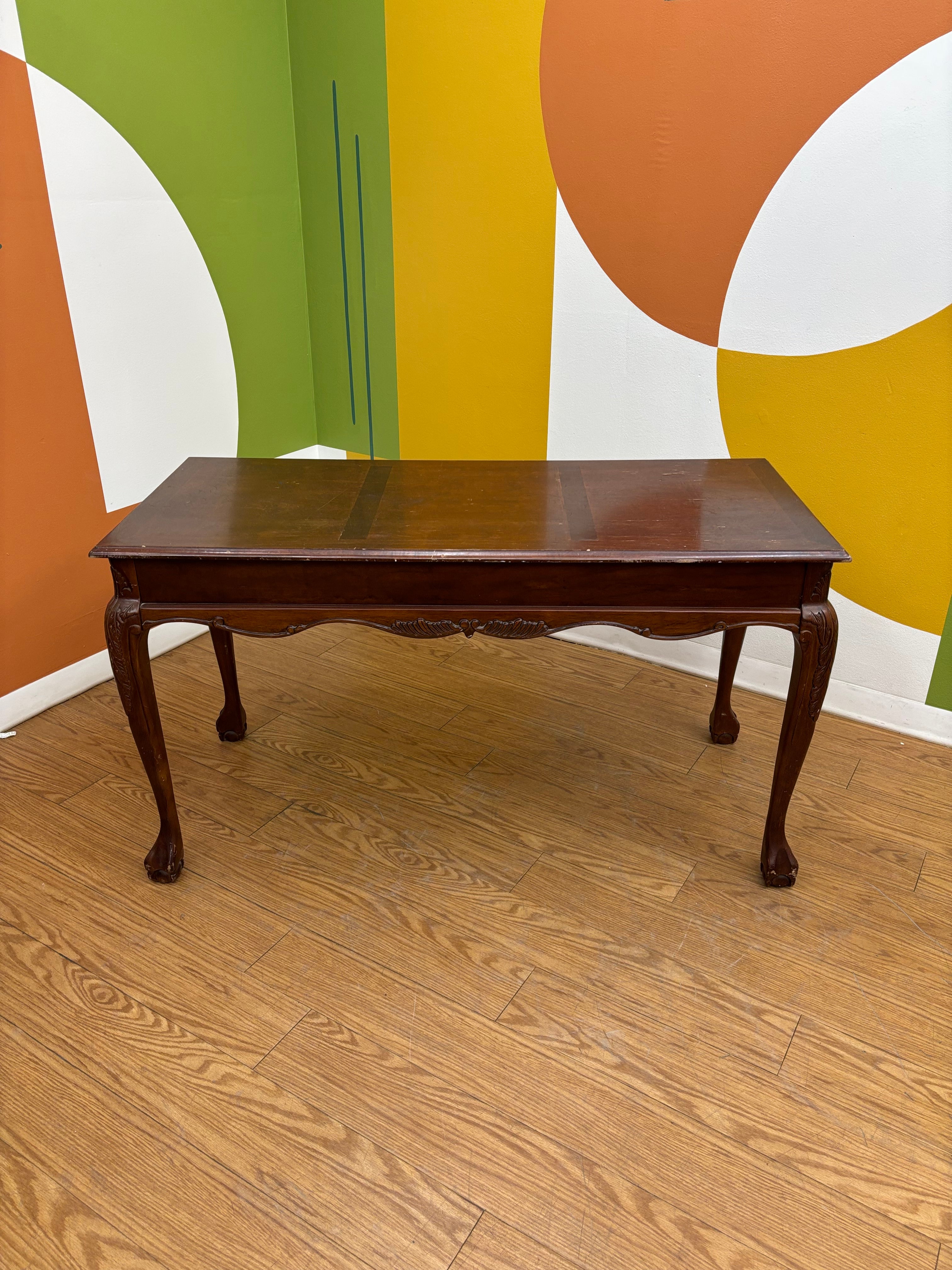 Wood Console Table