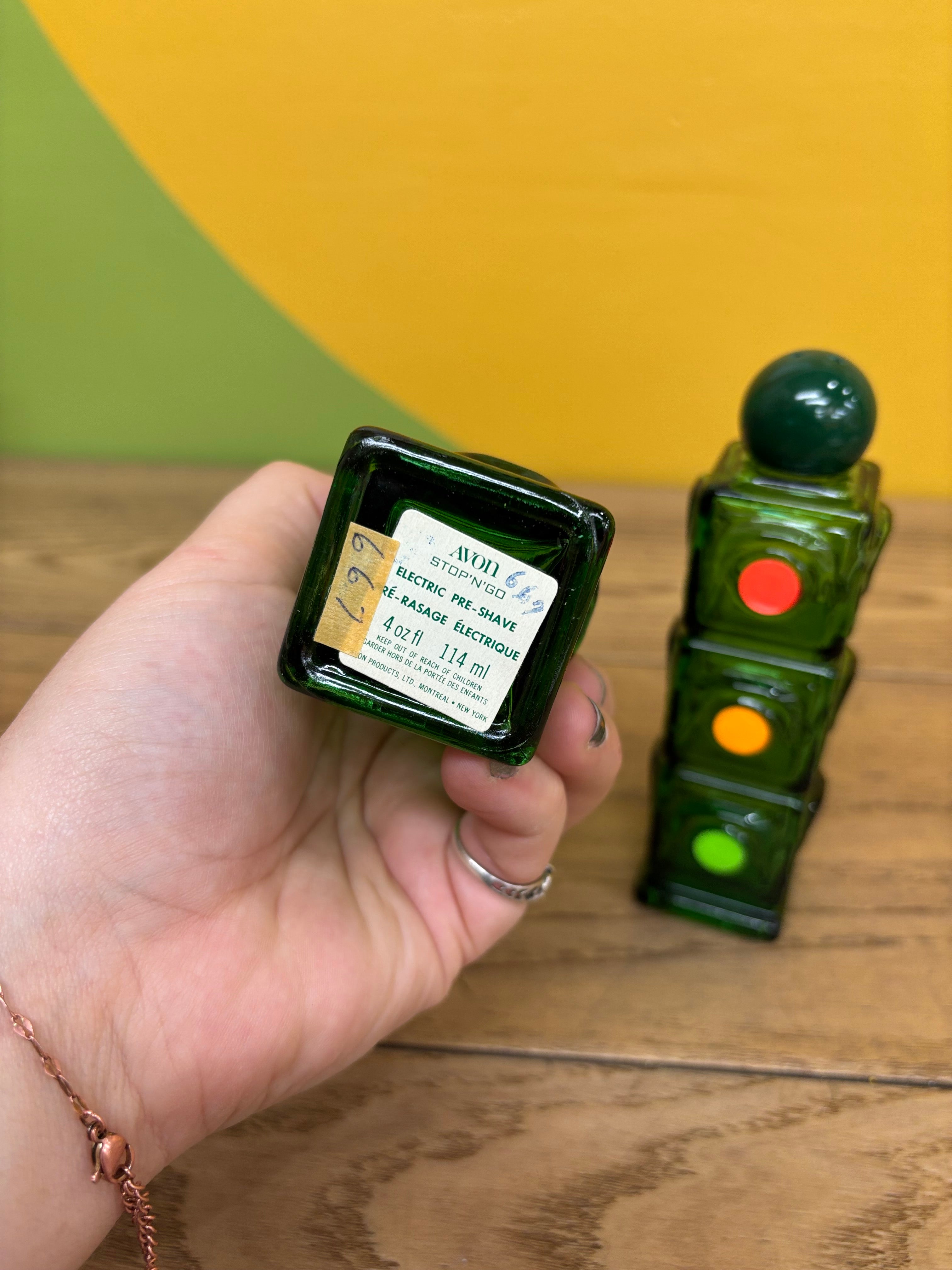 Avon Stop N Go Traffic Light Salt & Pepper Shakers