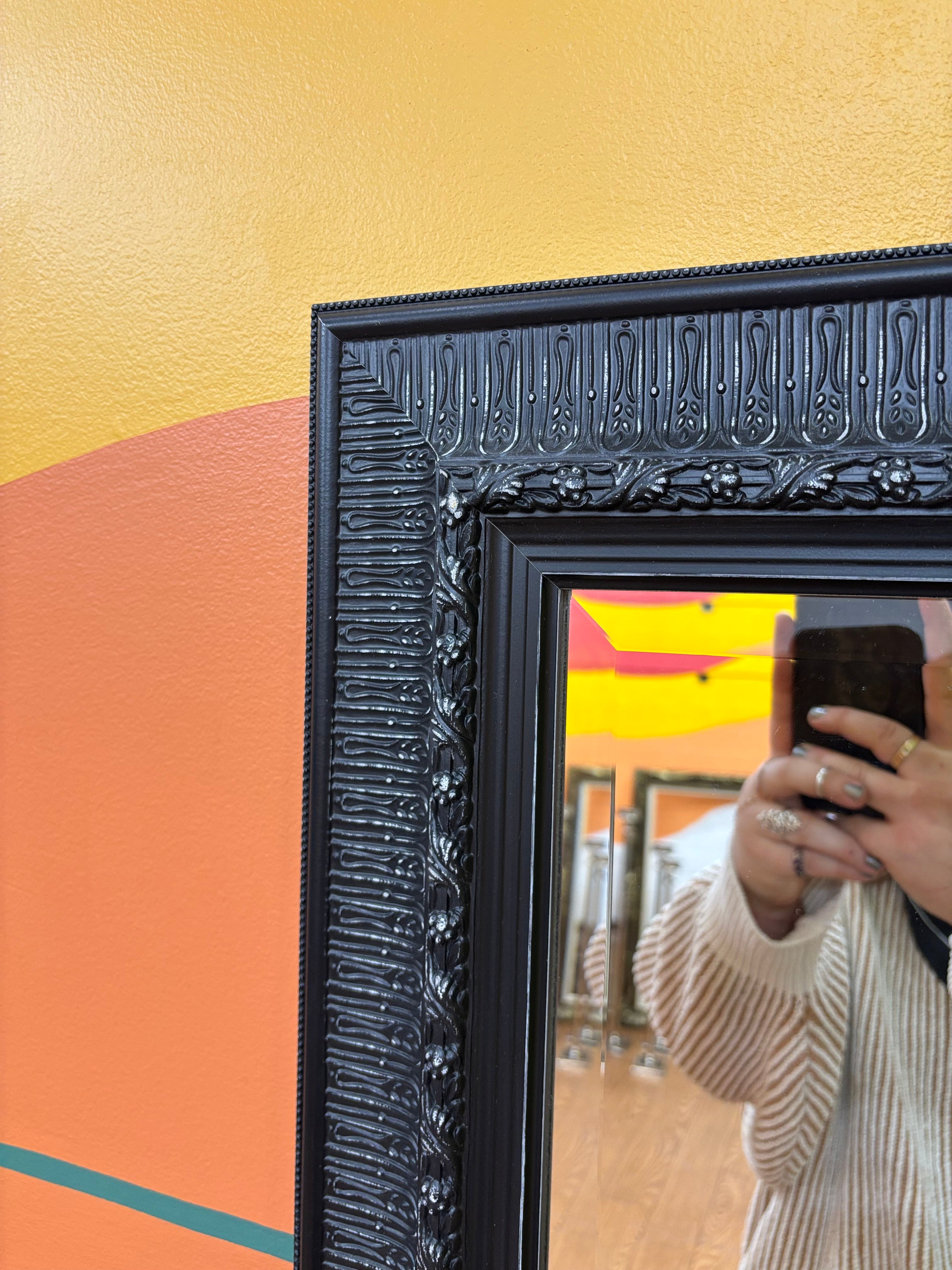 Black Floor Mirror