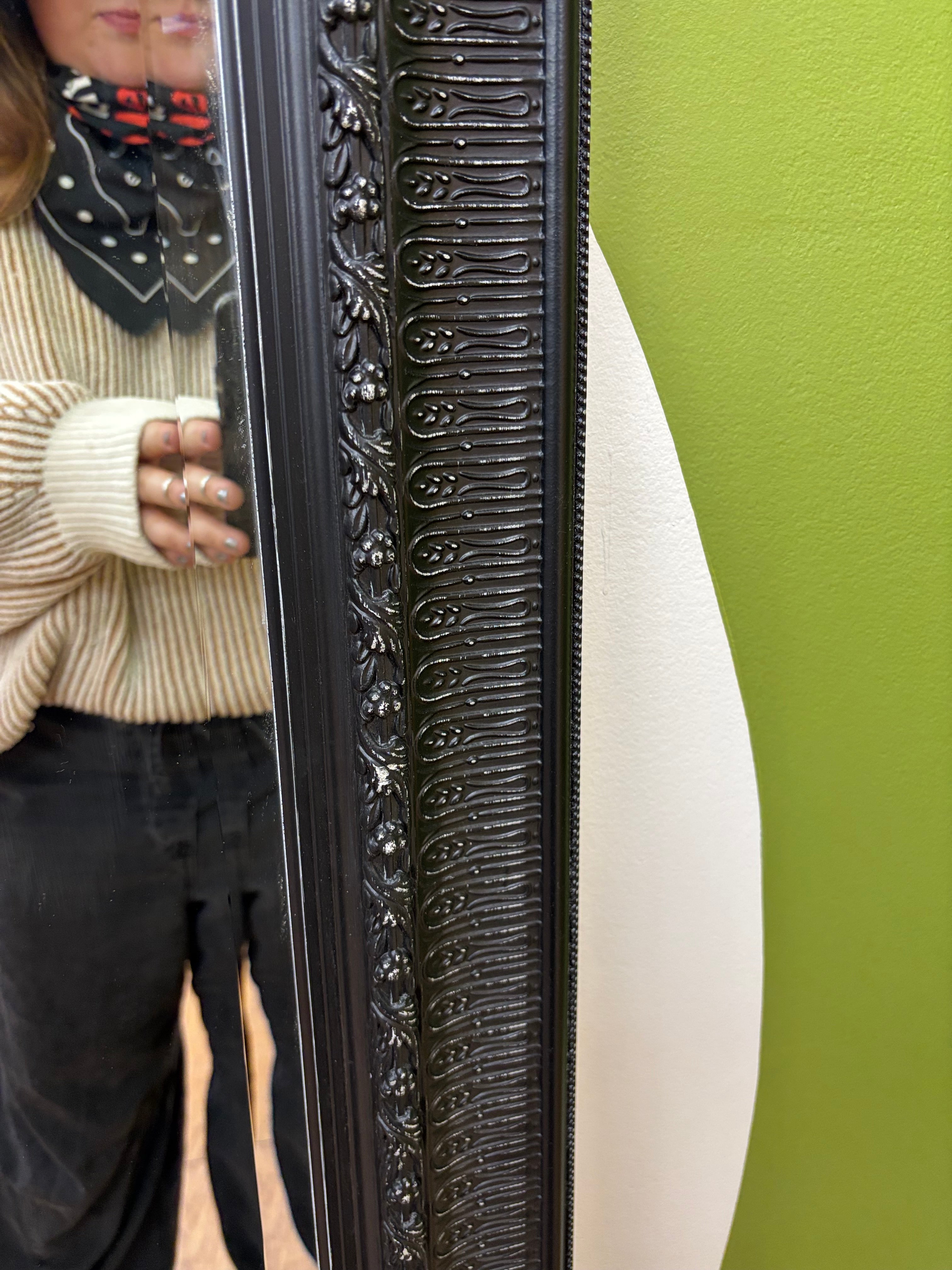 Black Floor Mirror