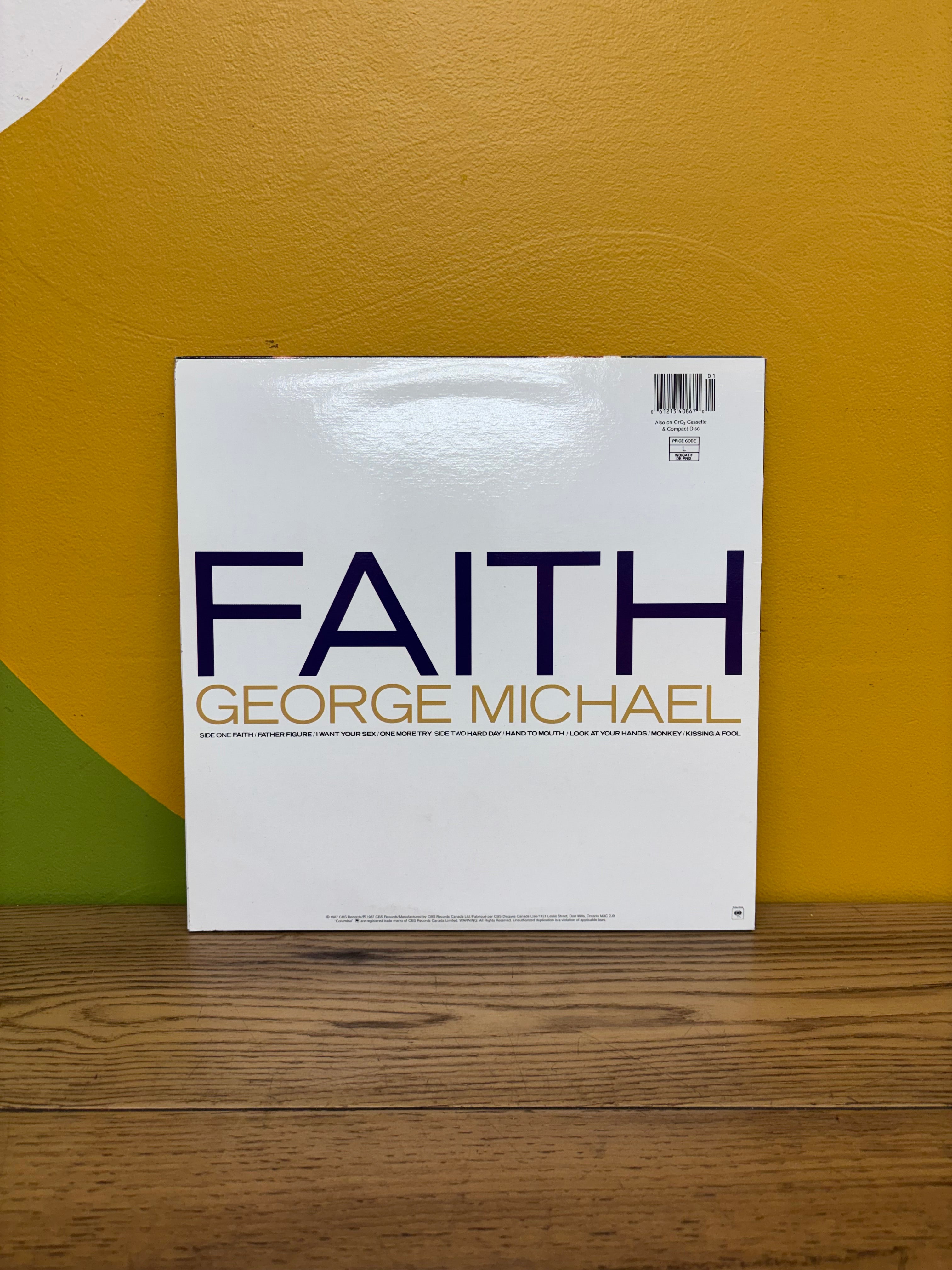 George Michael Vinyl - Faith
