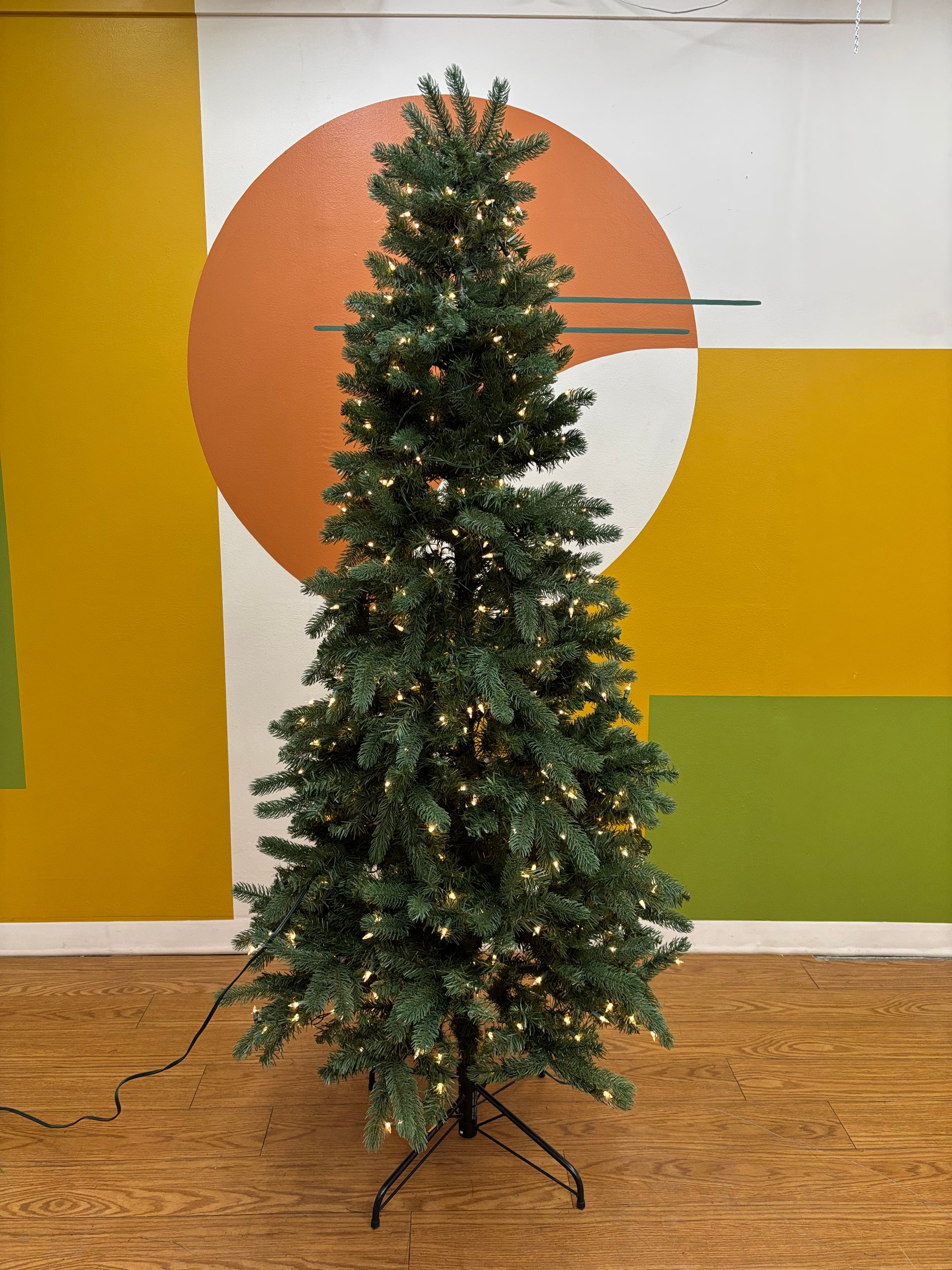 6.5' Faux Light Up Tree