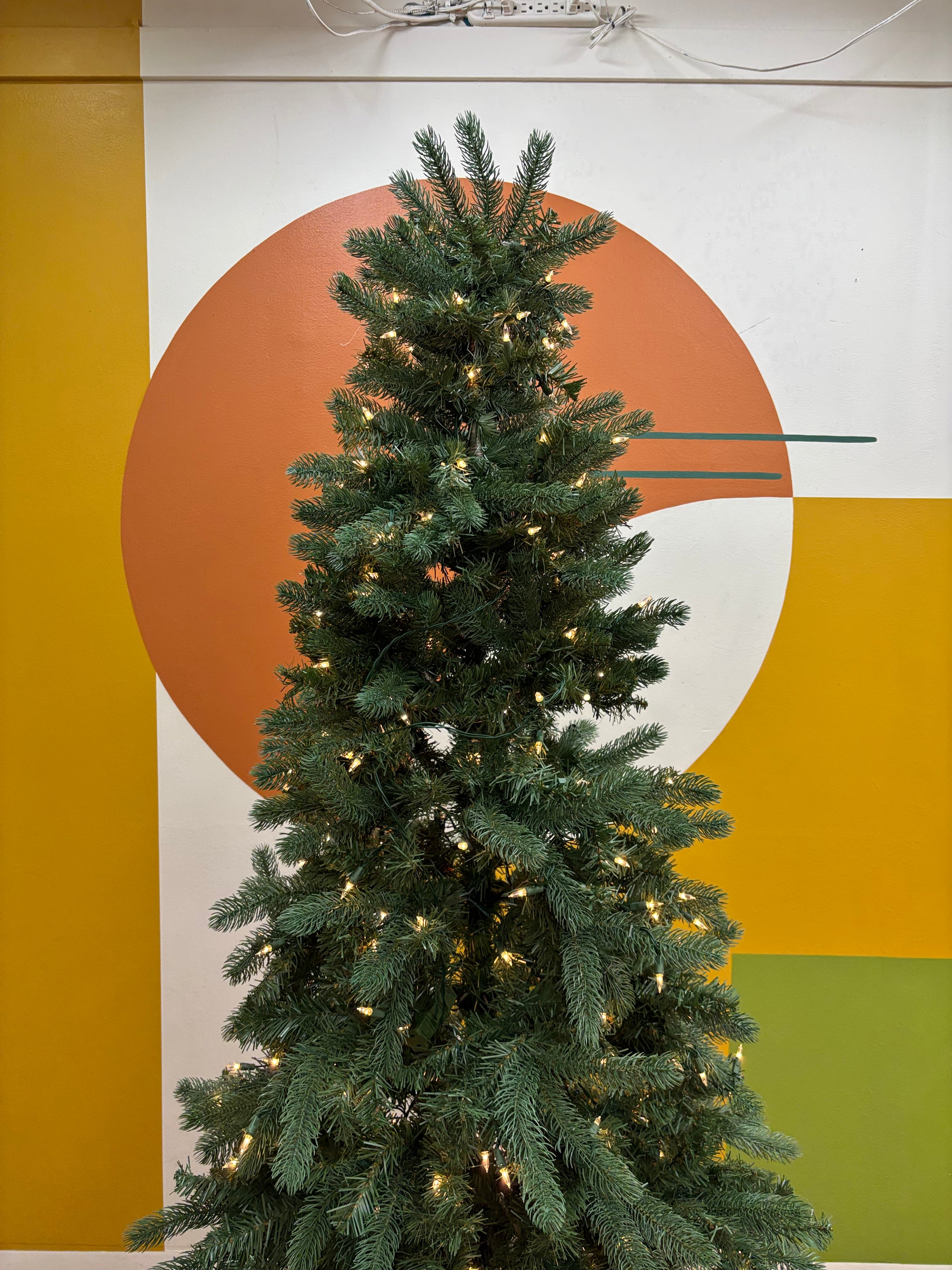 6.5' Faux Light Up Tree