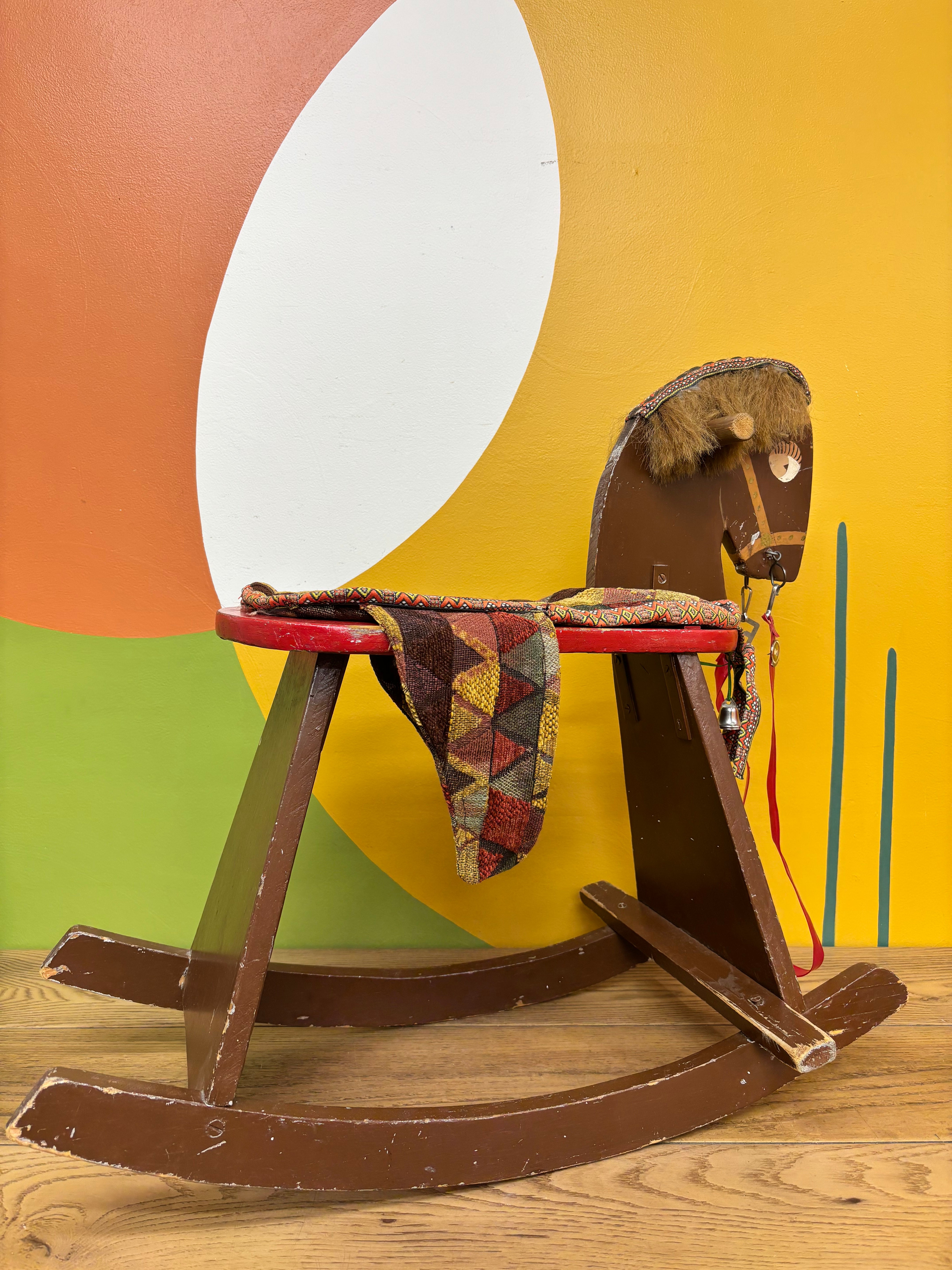 Wood Rocking Horse