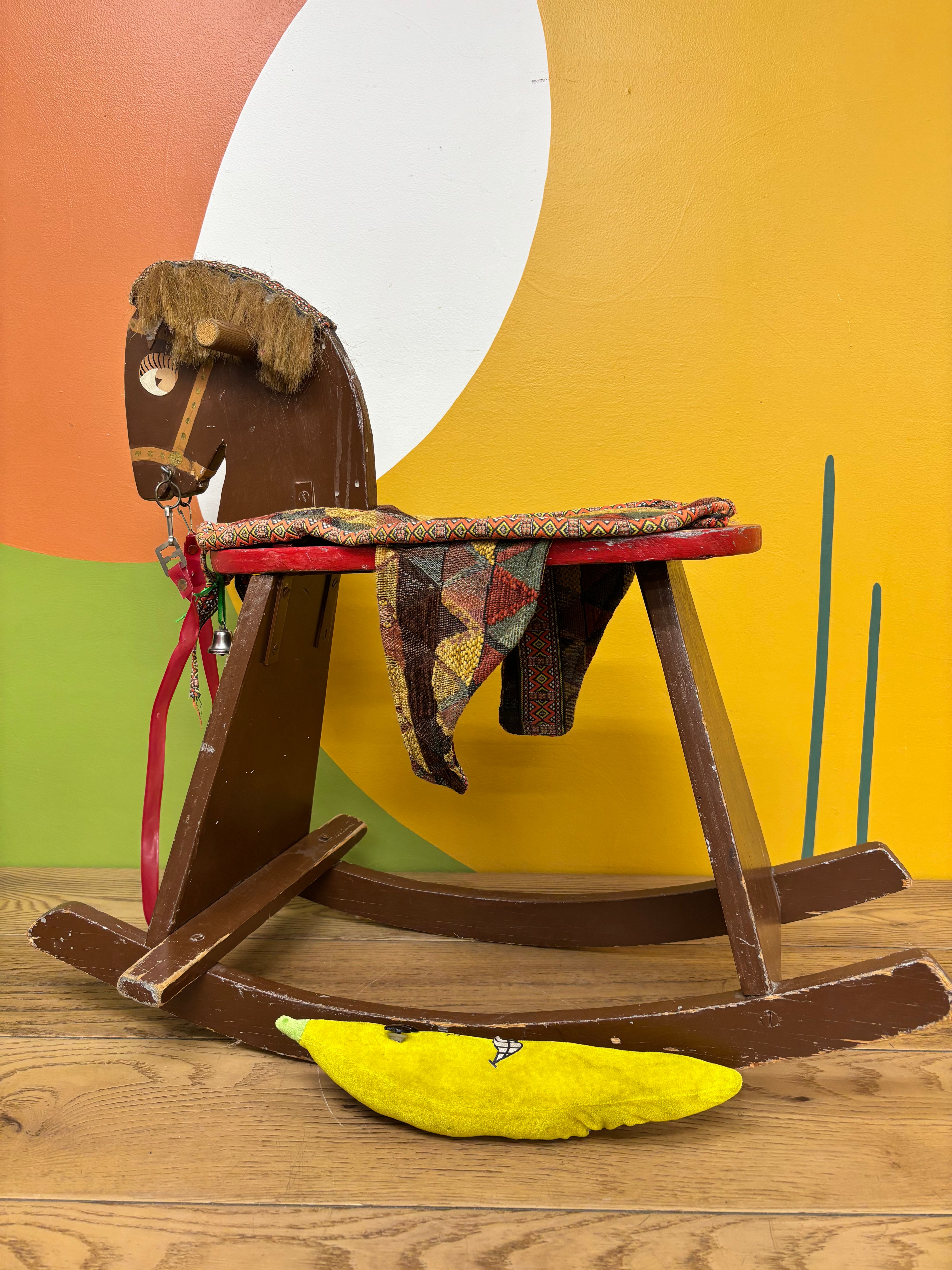 Wood Rocking Horse