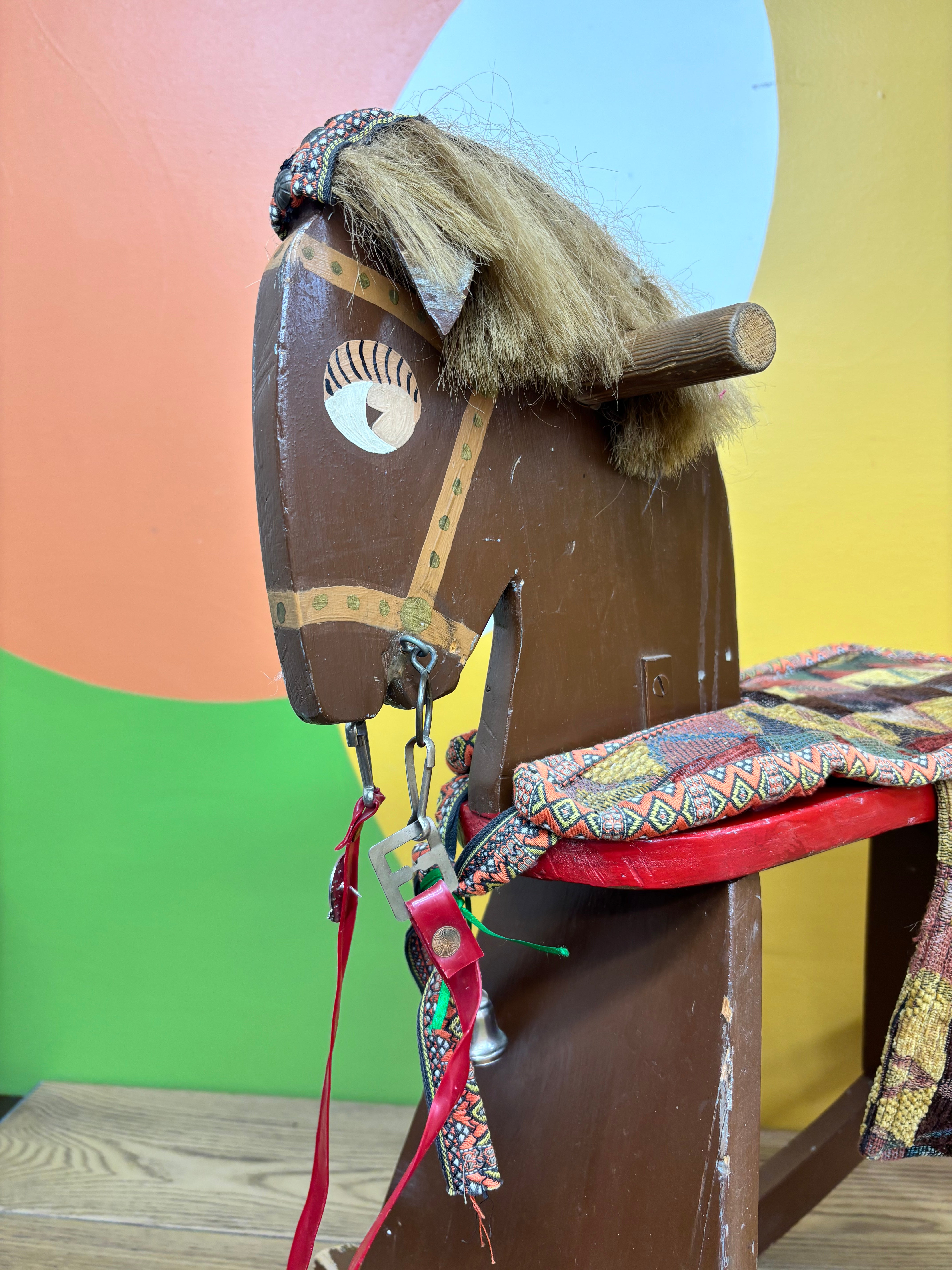 Wood Rocking Horse