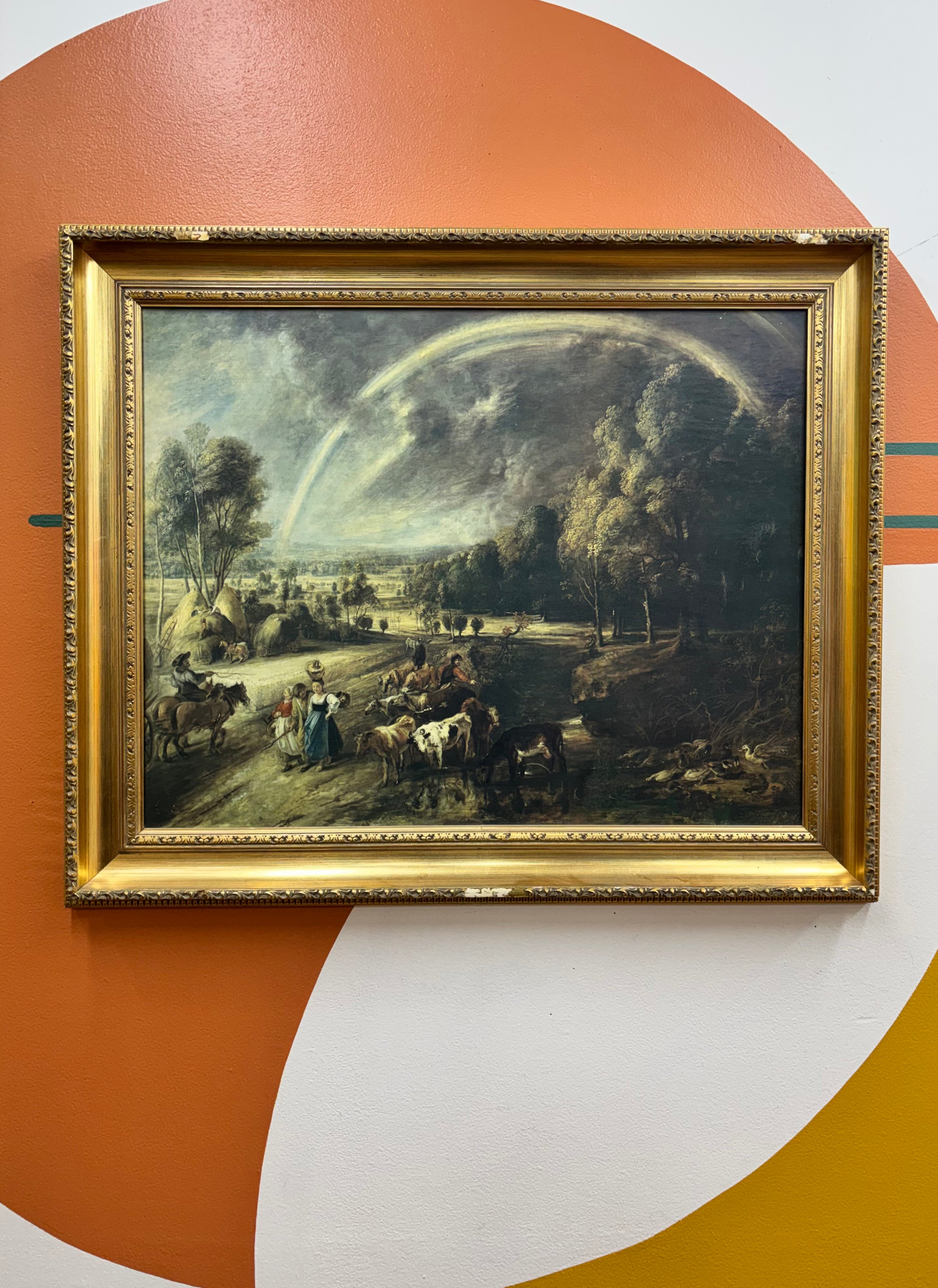 Framed "The Rainbow Landscape" Artwork