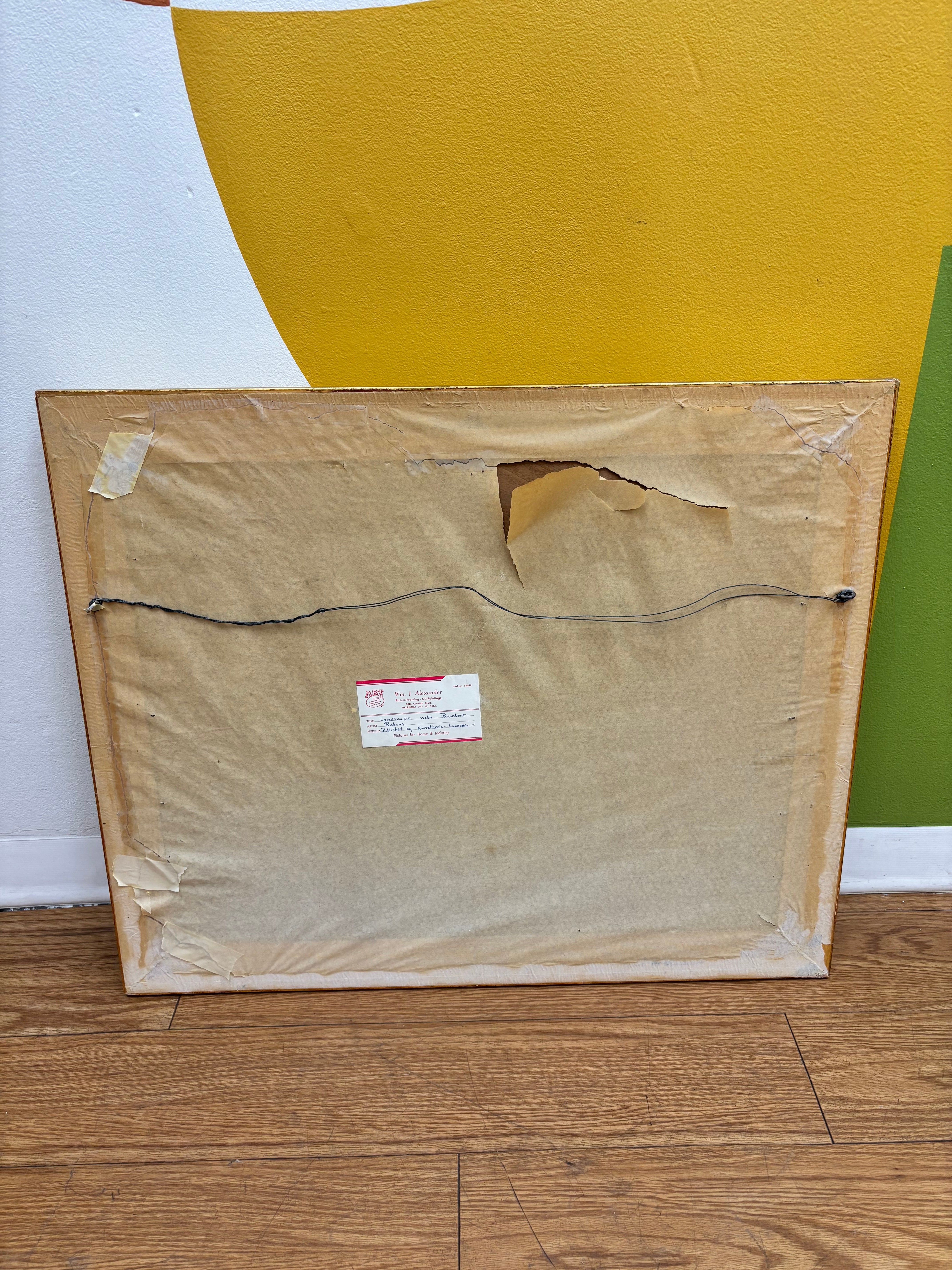 Framed "The Rainbow Landscape" Artwork