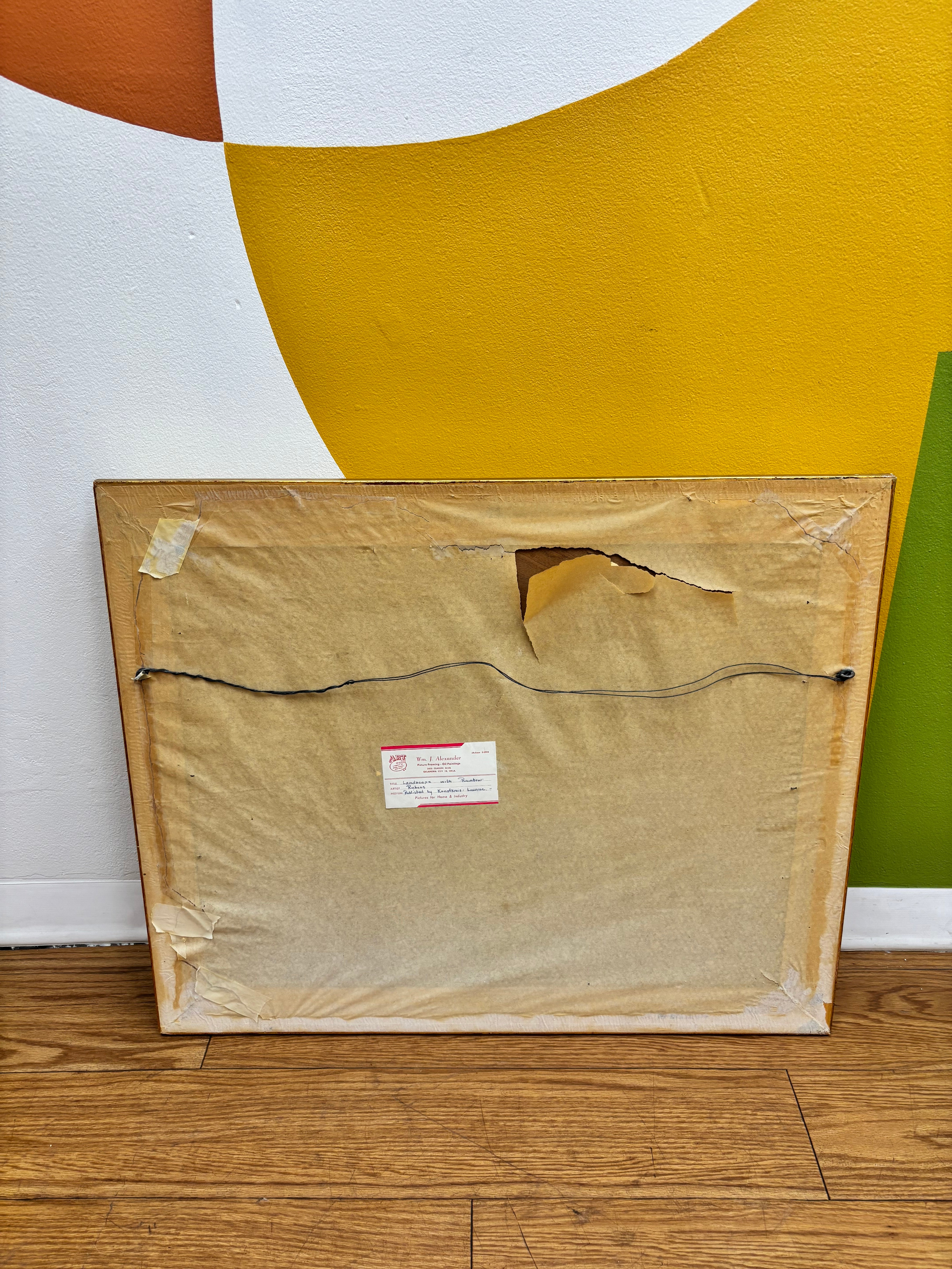 Framed "The Rainbow Landscape" Artwork