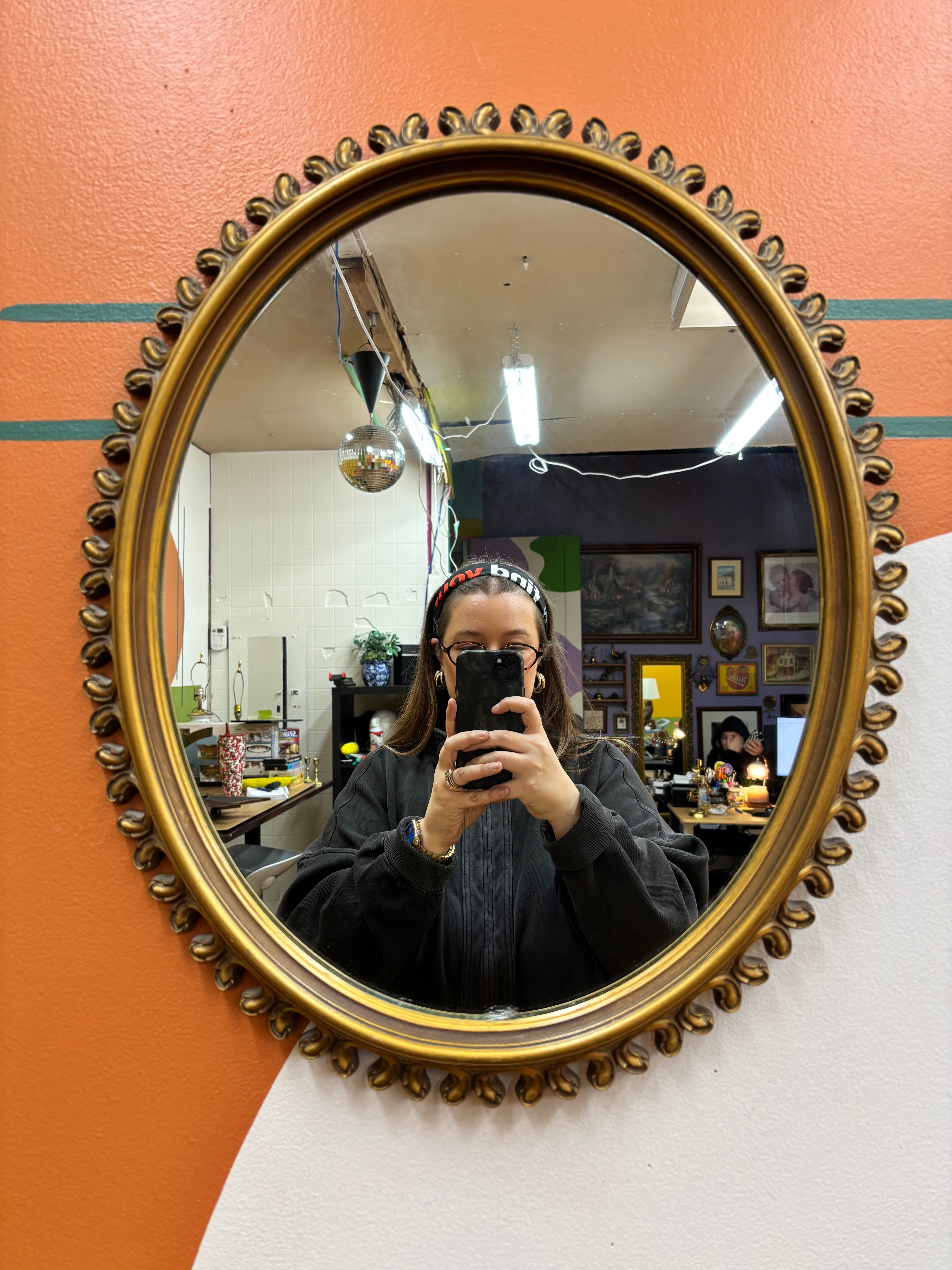 Gilt Metal Mirror