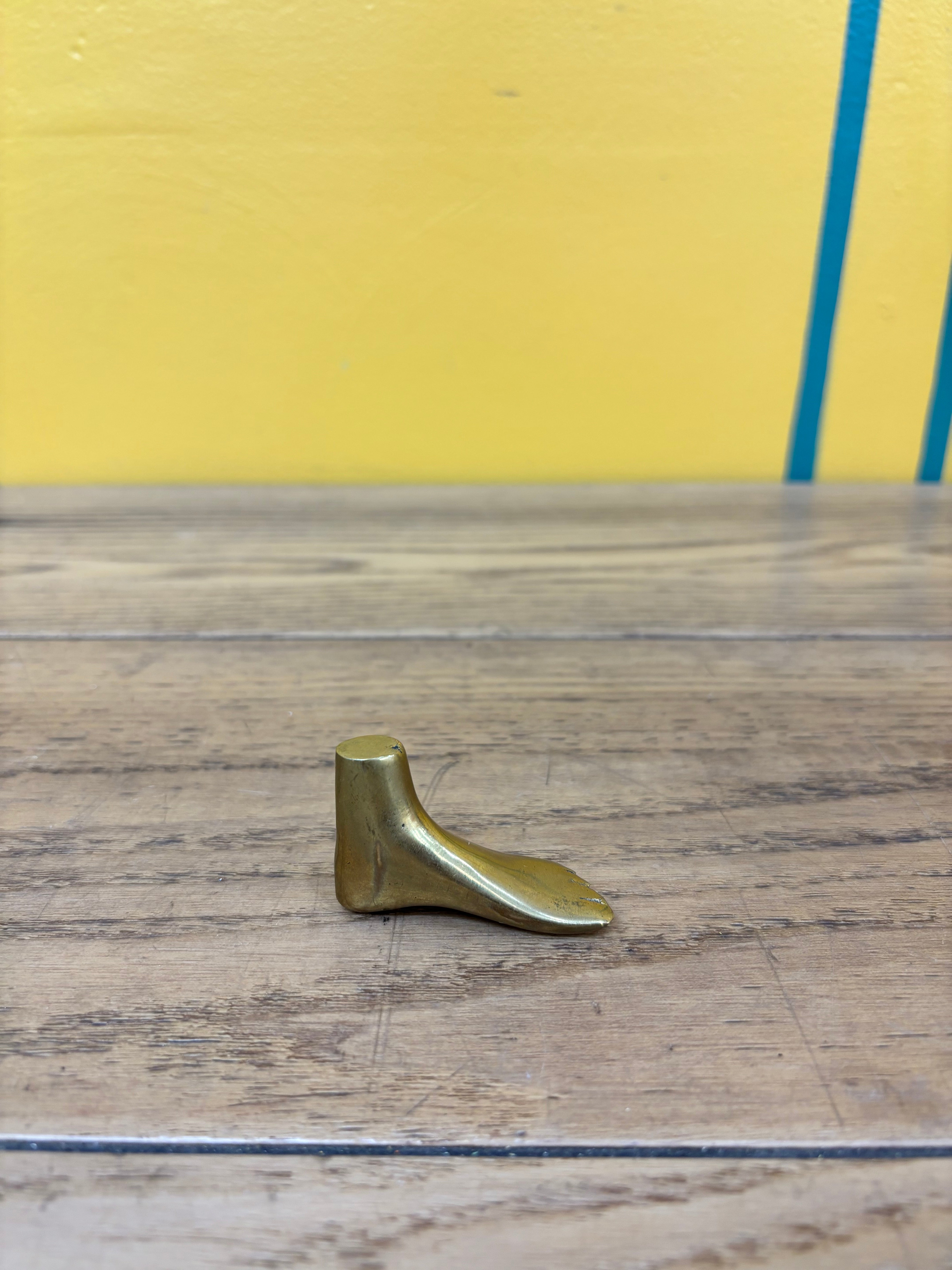 "Best Foot Forward" Brass Foot