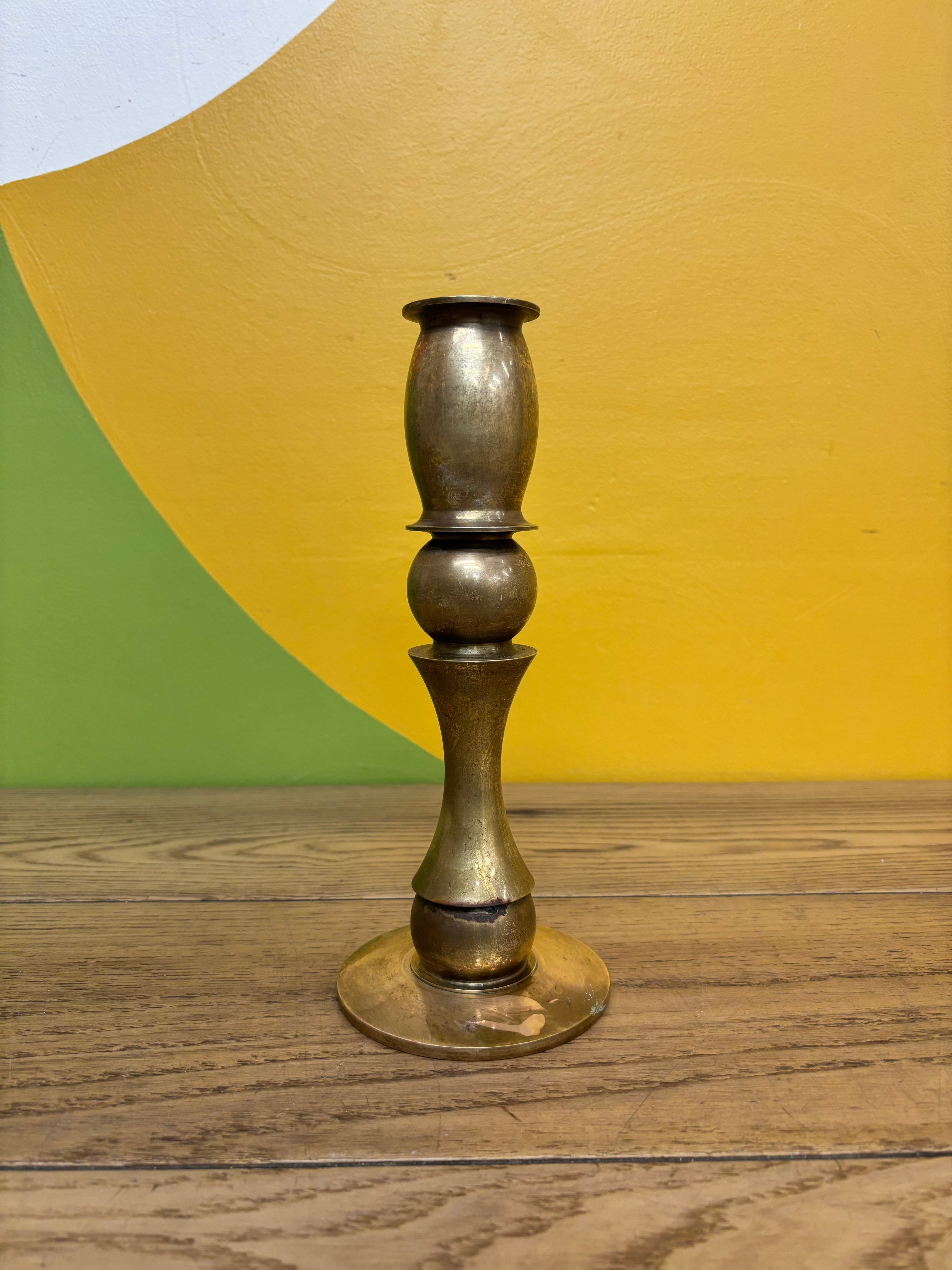 Brass & Bronze Candle Holder