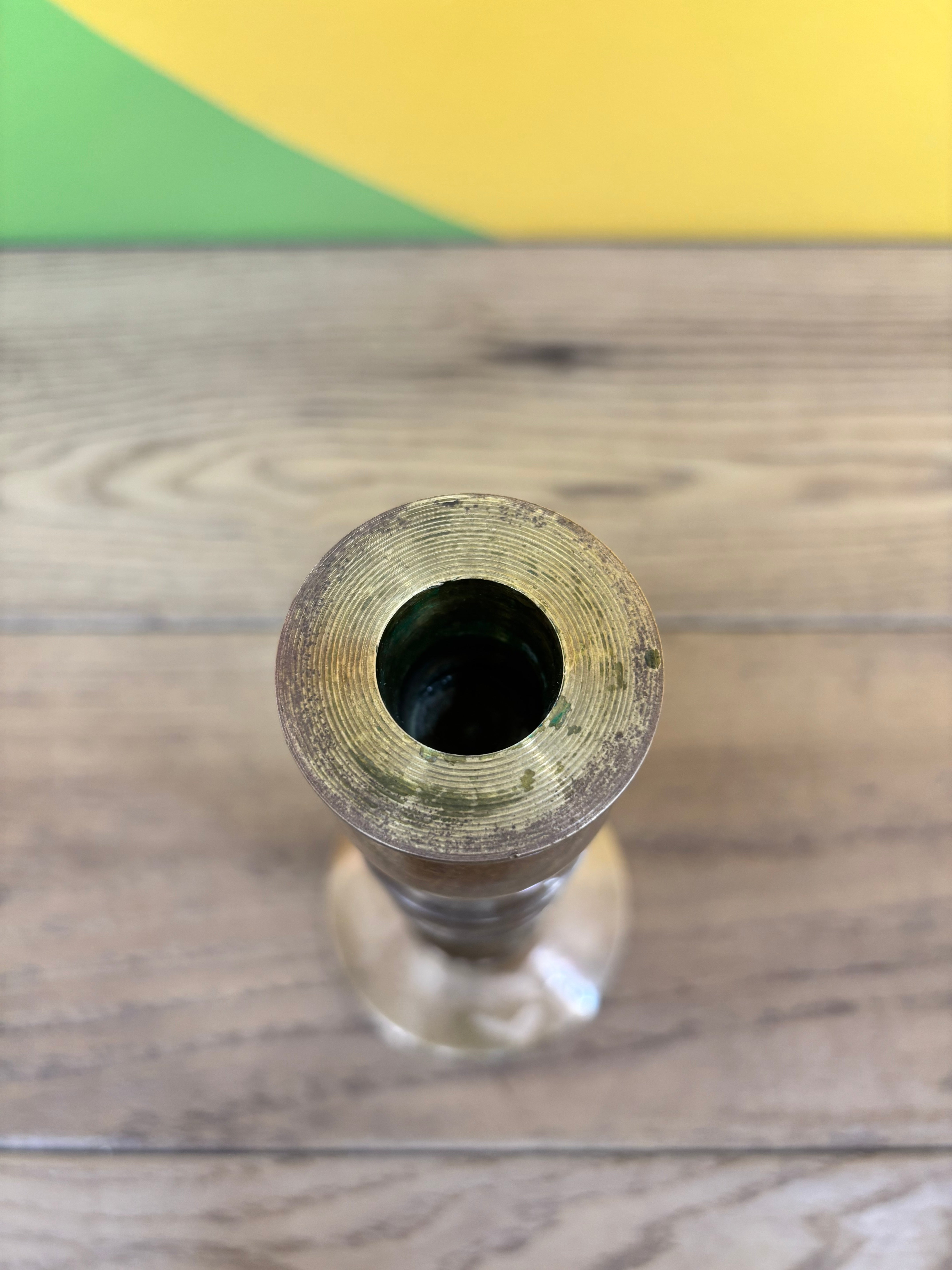 Brass & Bronze Candle Holder