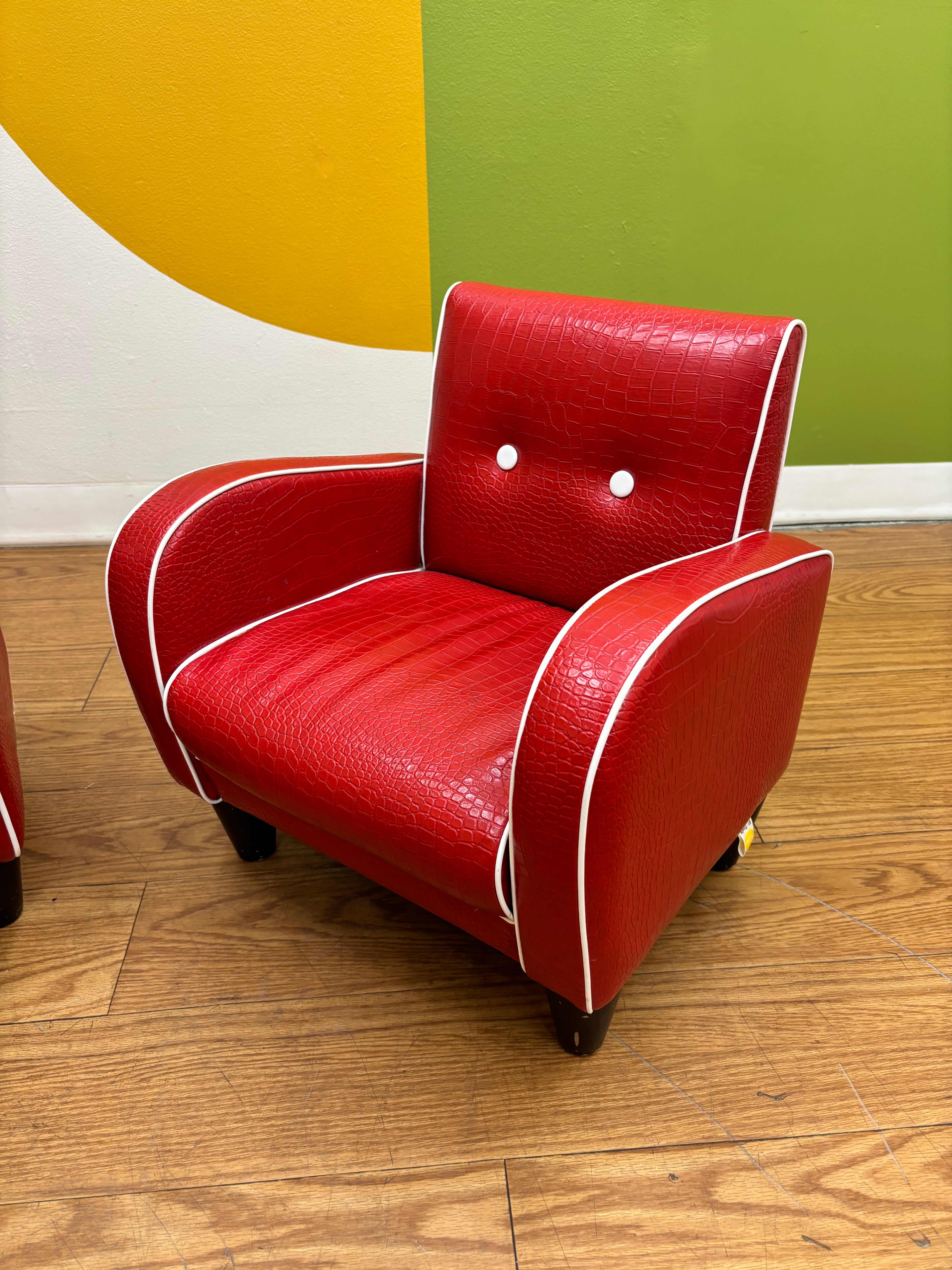 Red Children’s Sofa and Chair