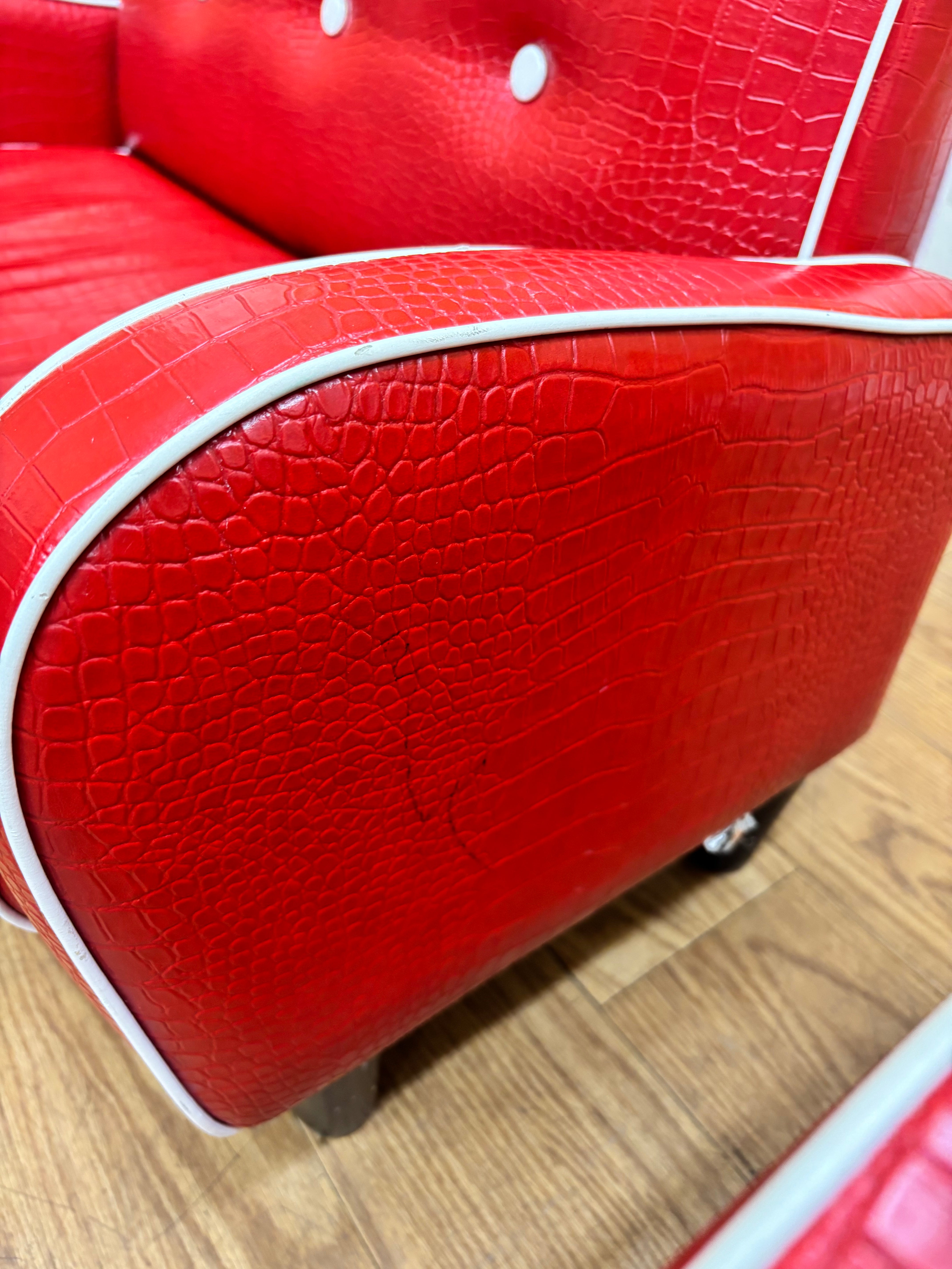 Red Children’s Sofa and Chair