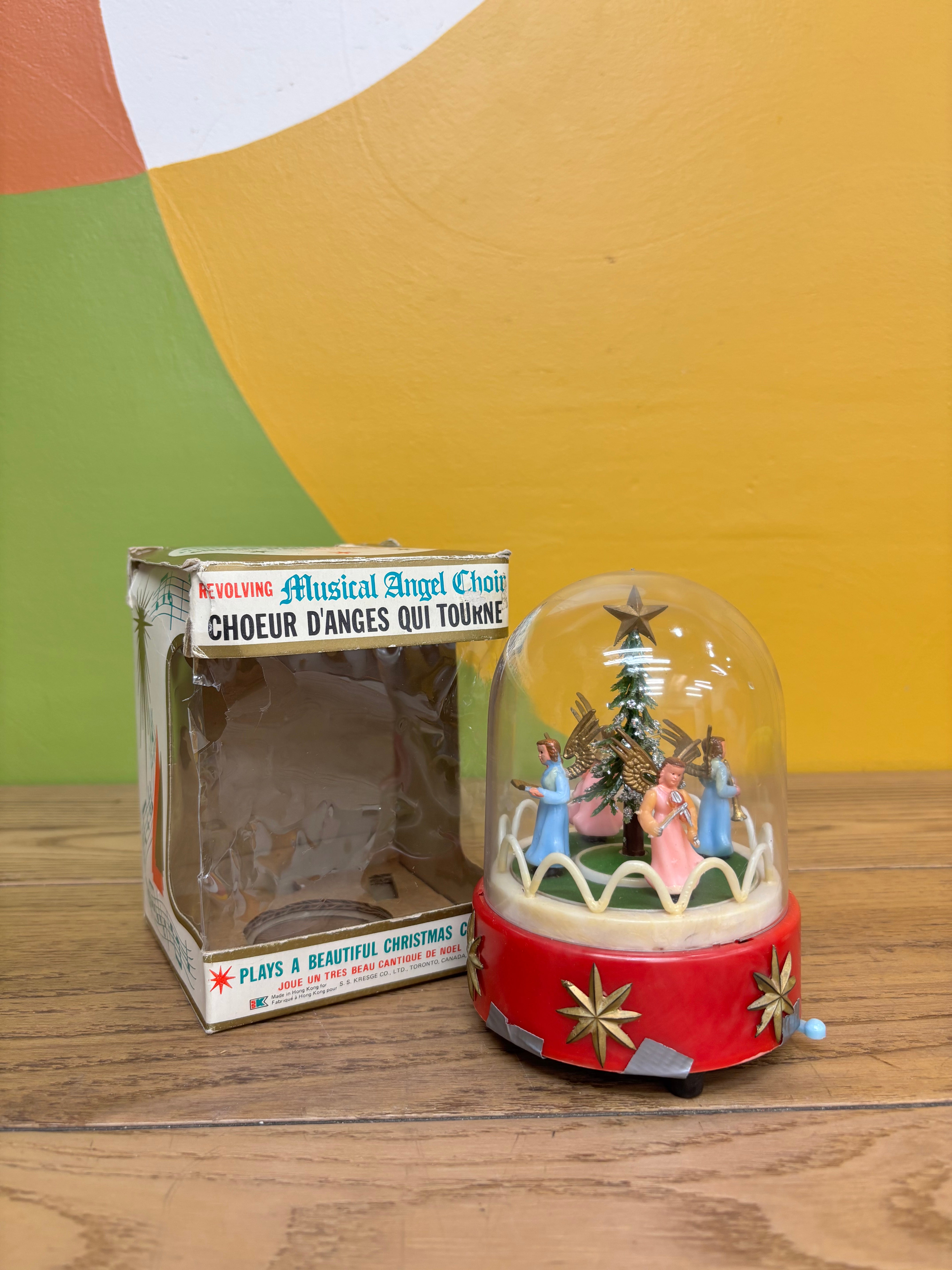 Revolving Musical Angel Choir Globe