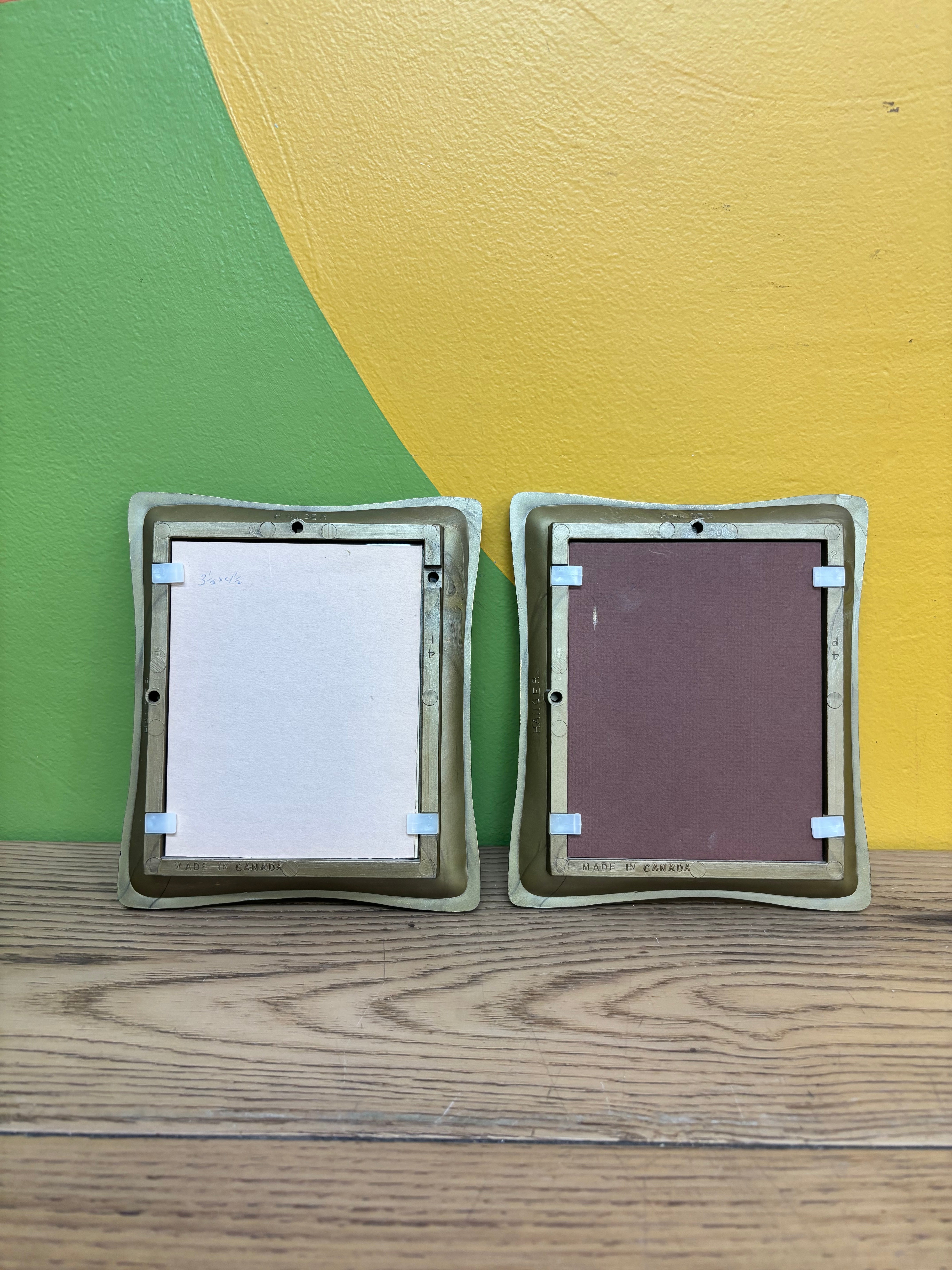 Gold Framed Floral Photos (2)