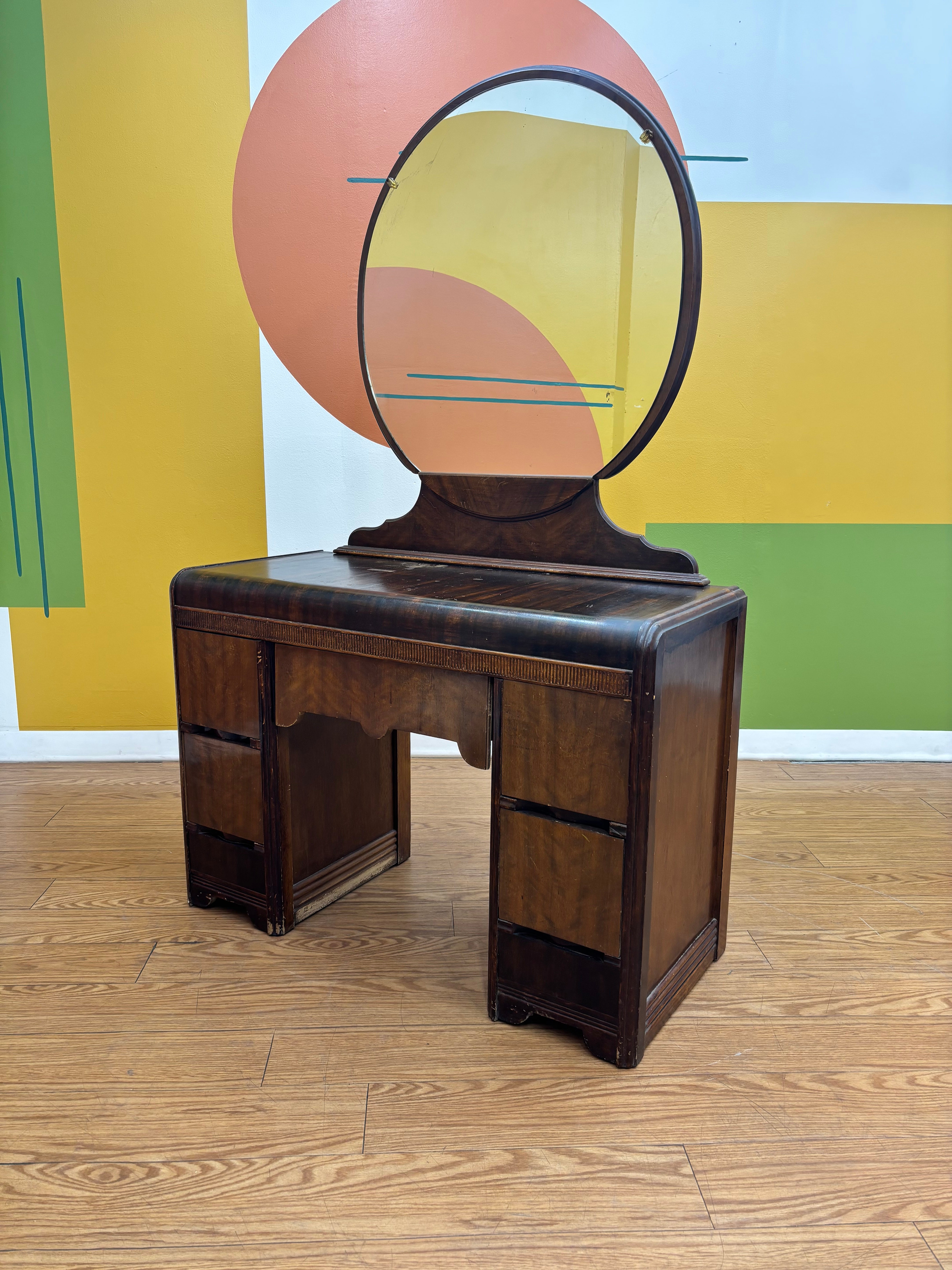 Wood Vanity