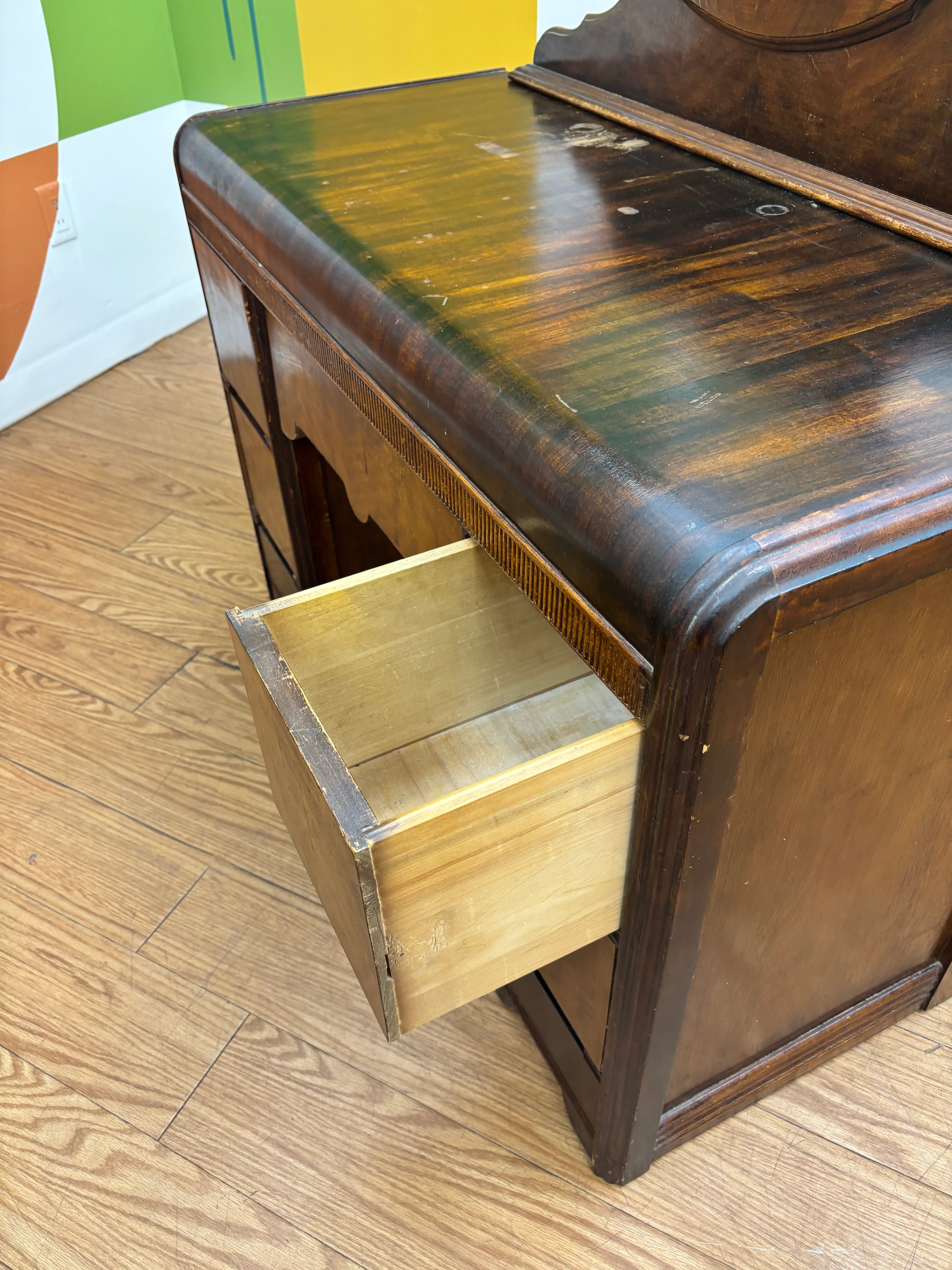 Wood Vanity