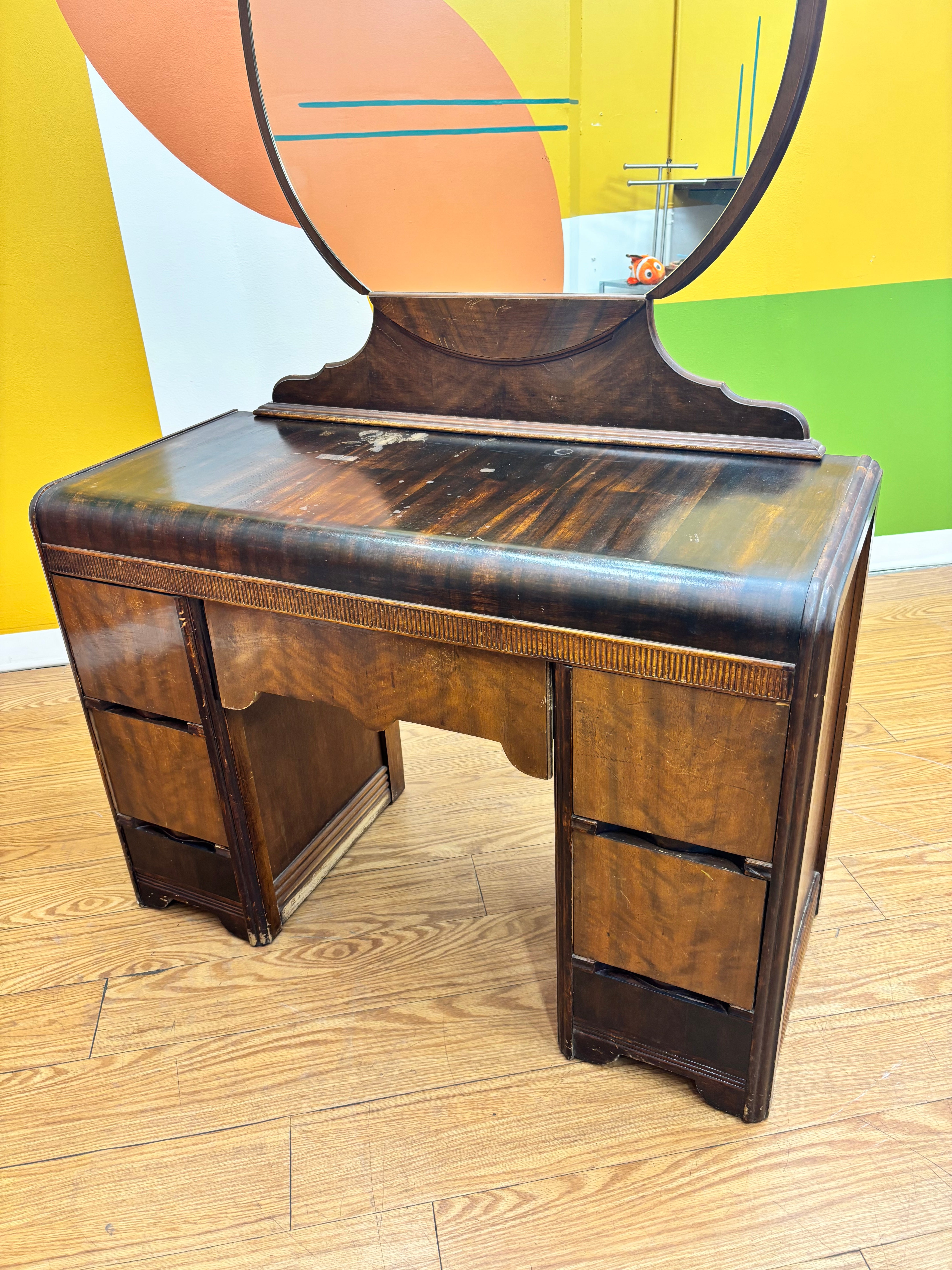Wood Vanity
