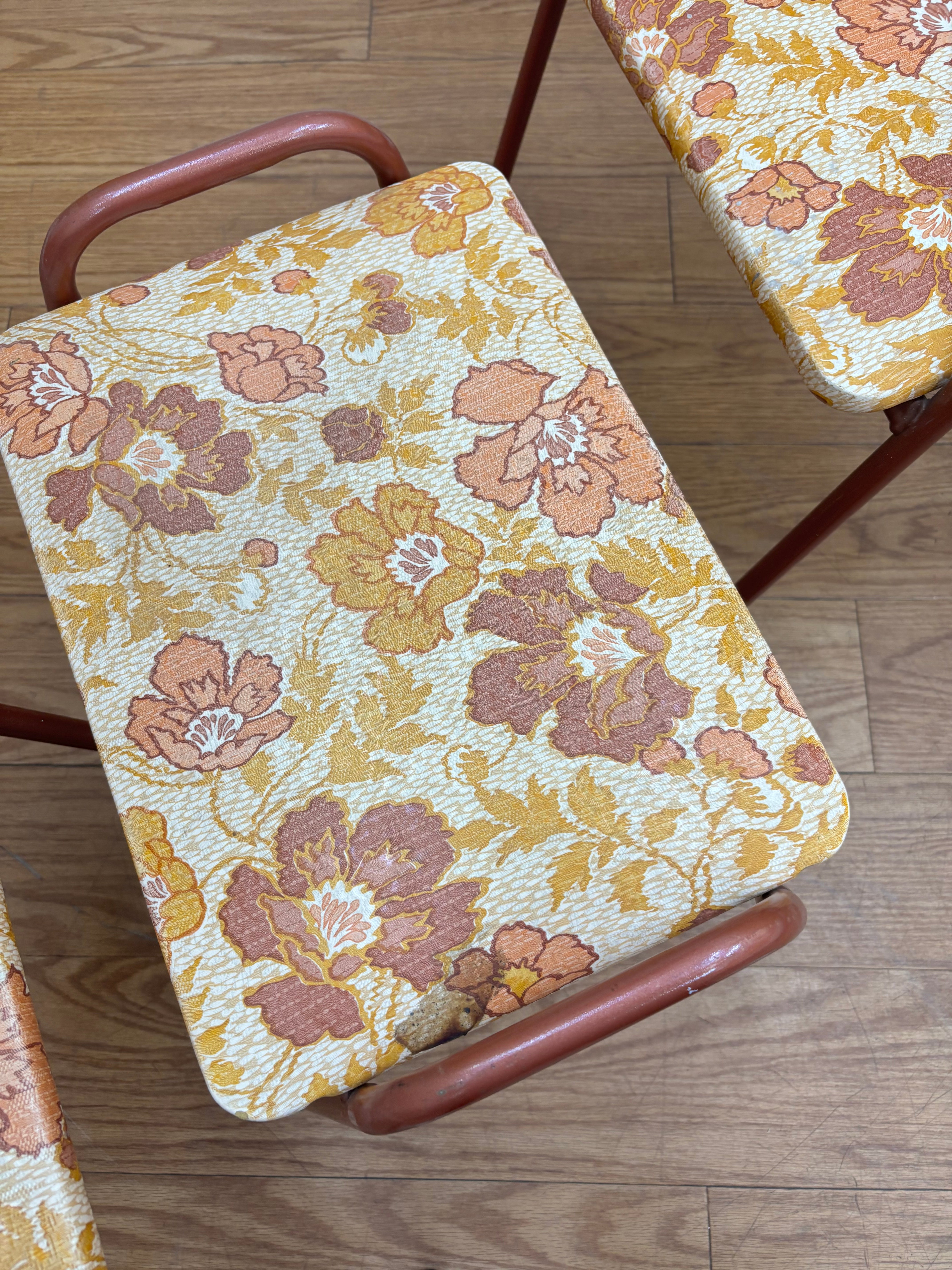 Floral Stacking Stools
