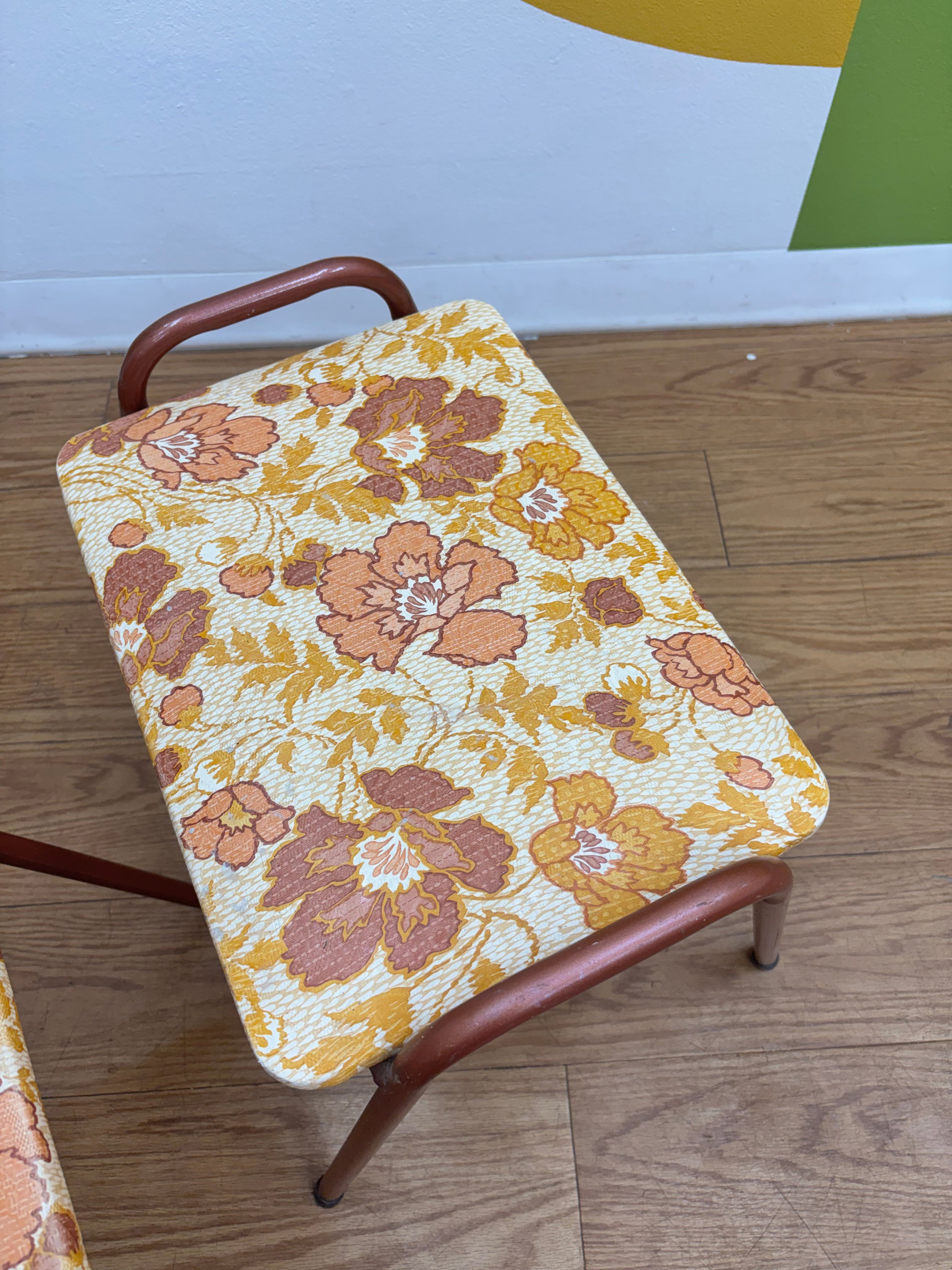 Floral Stacking Stools