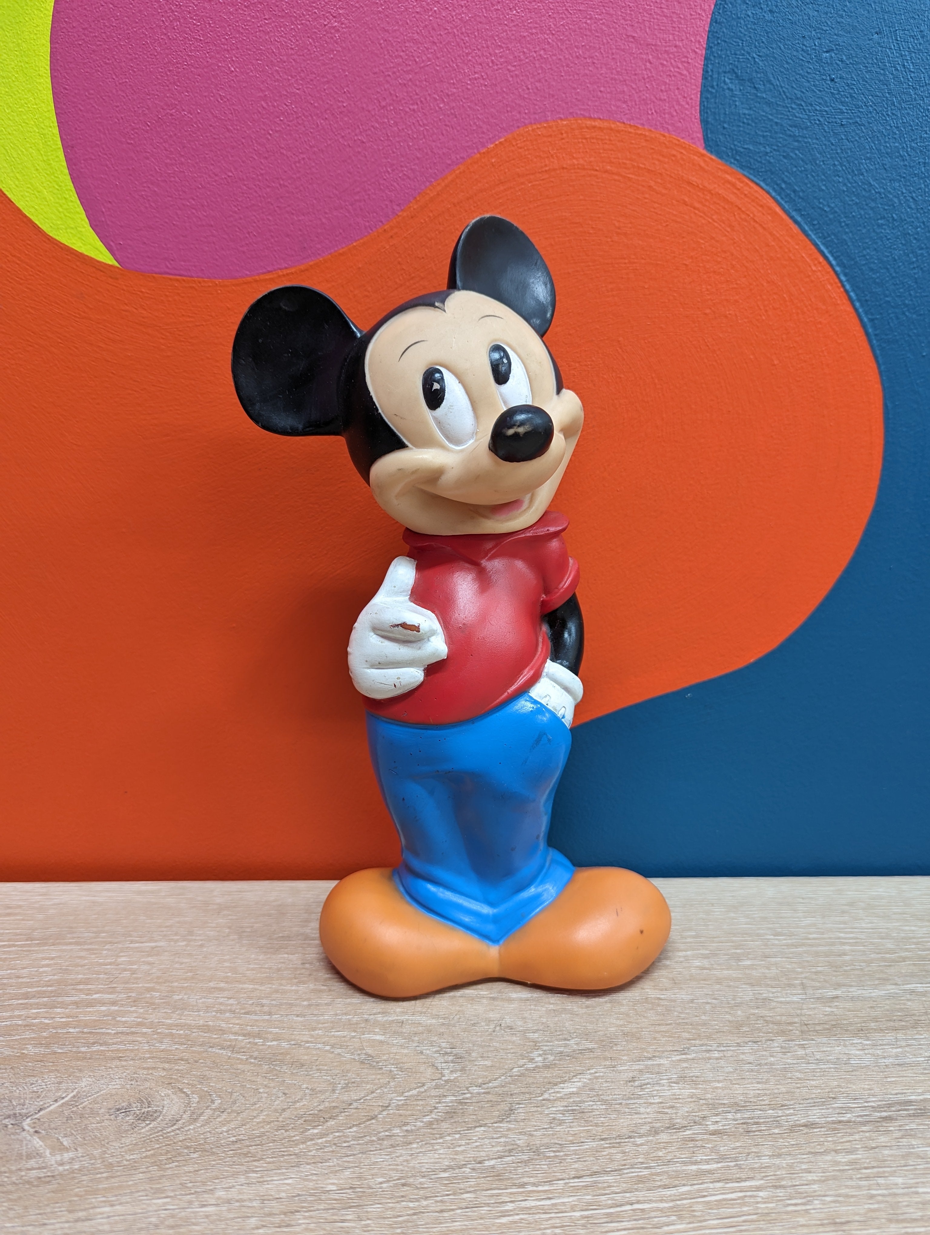 Mickey Mouse Rubber Coin Bank