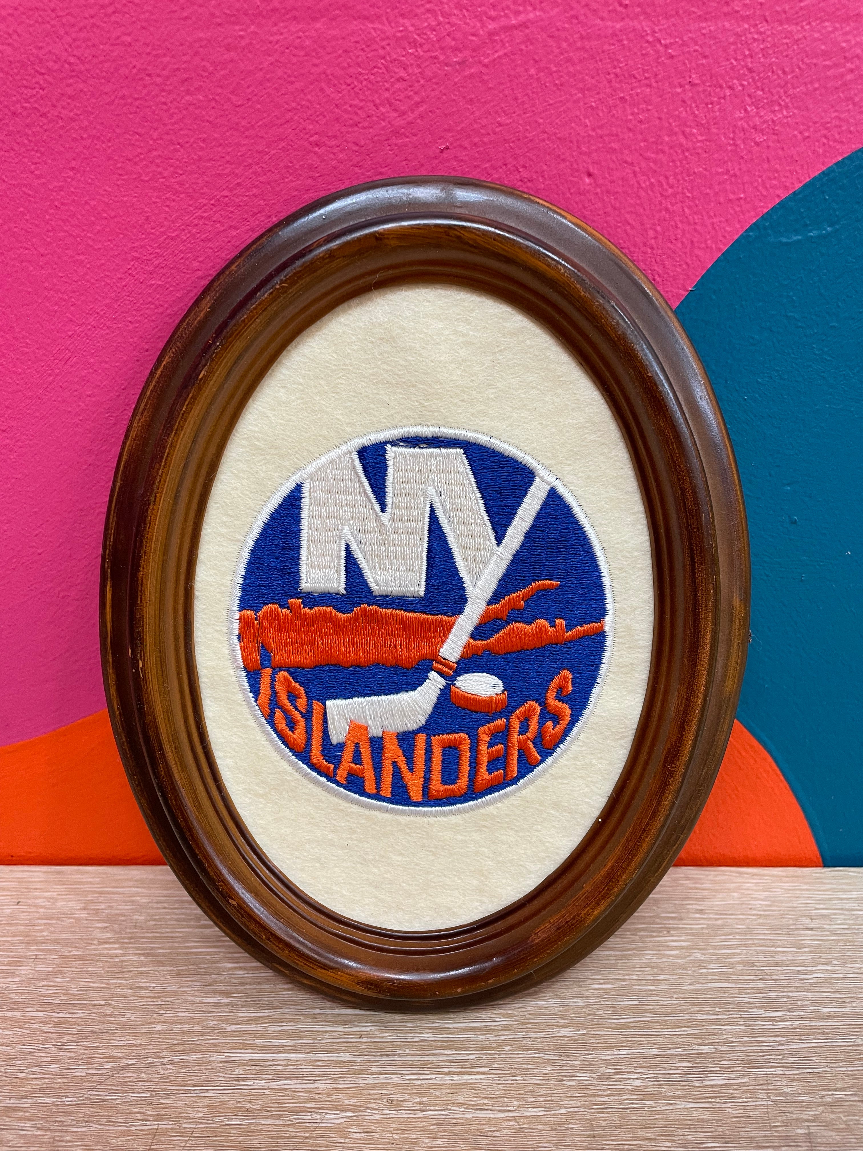 Embroidered Hockey Logo - NY Islanders