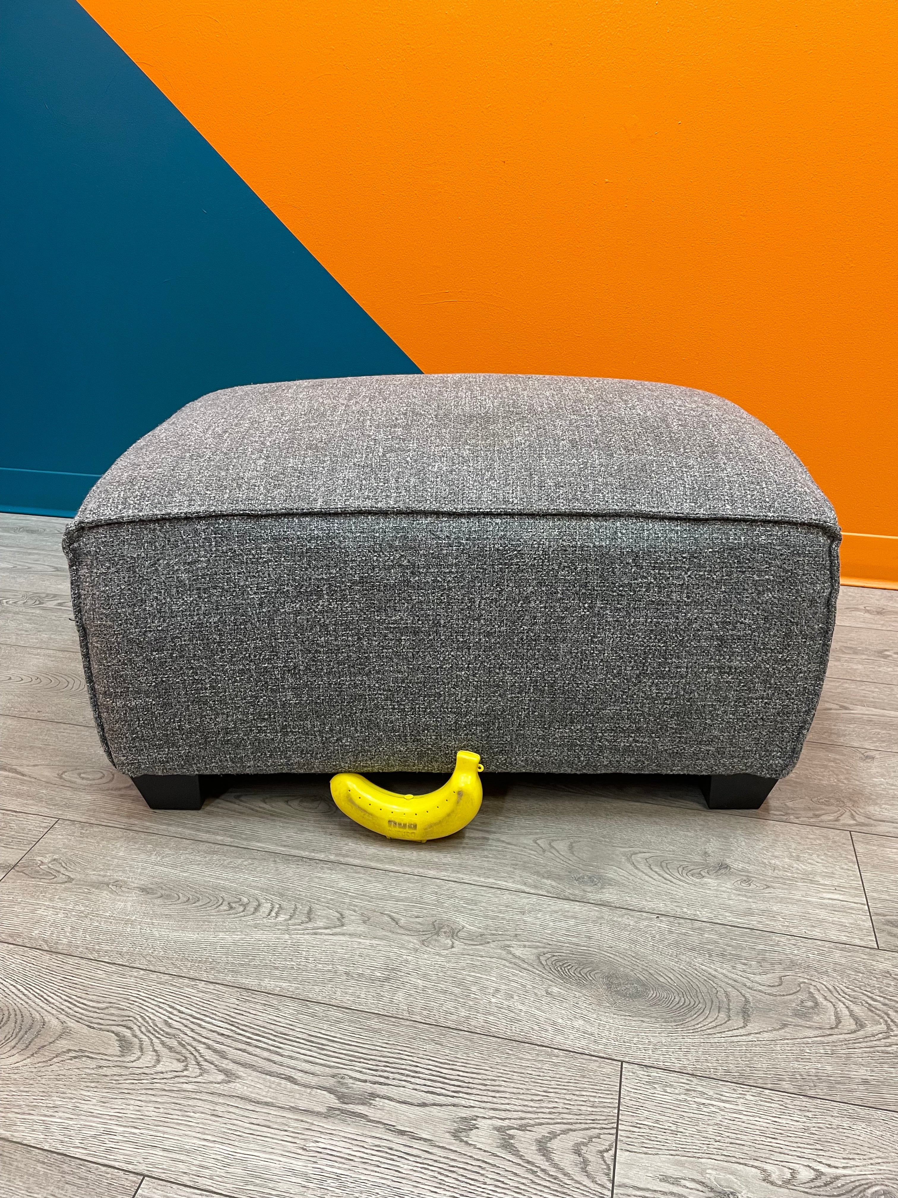 Grey Ottoman