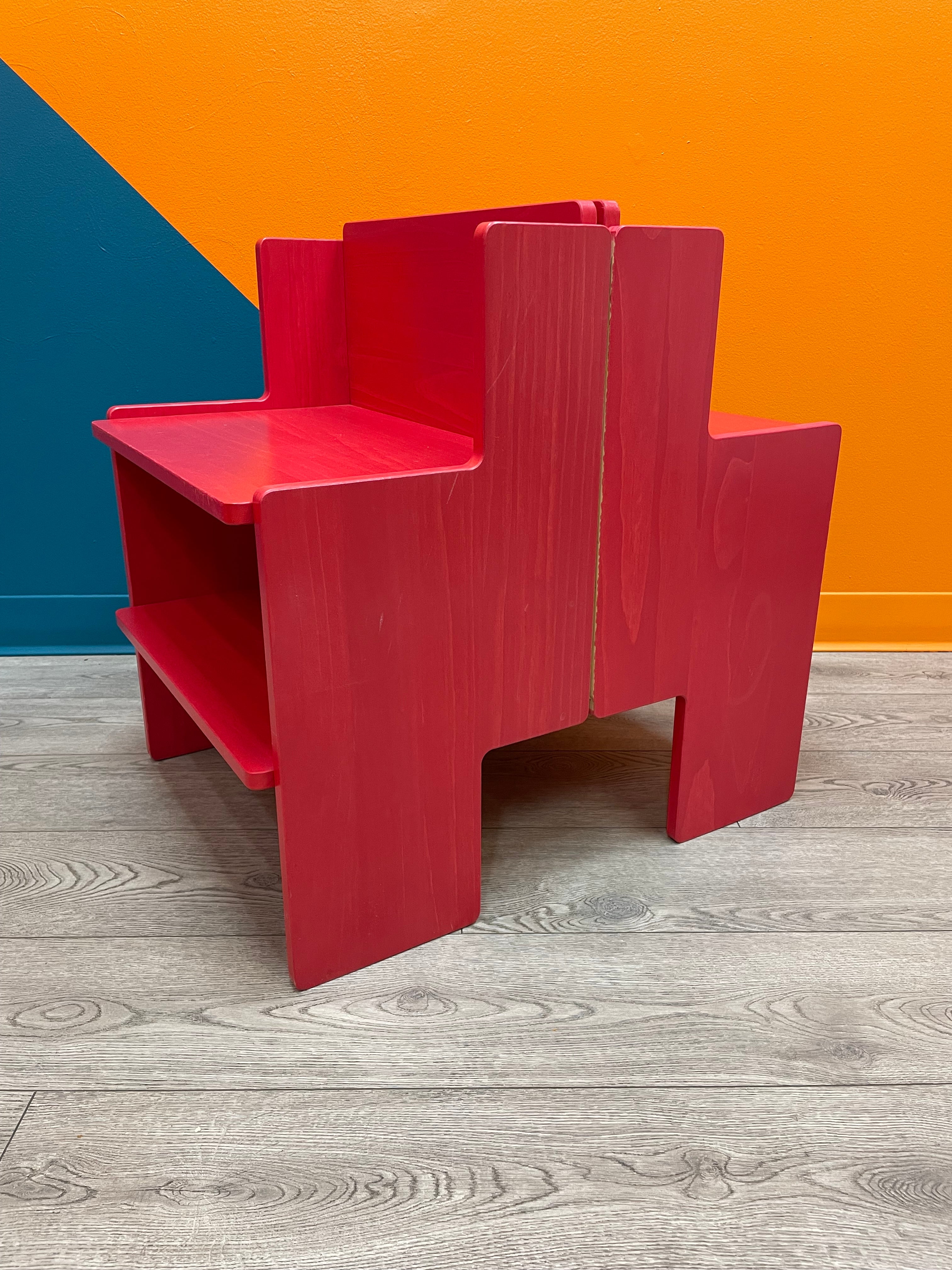 Red Double Sided Bench - Ikea