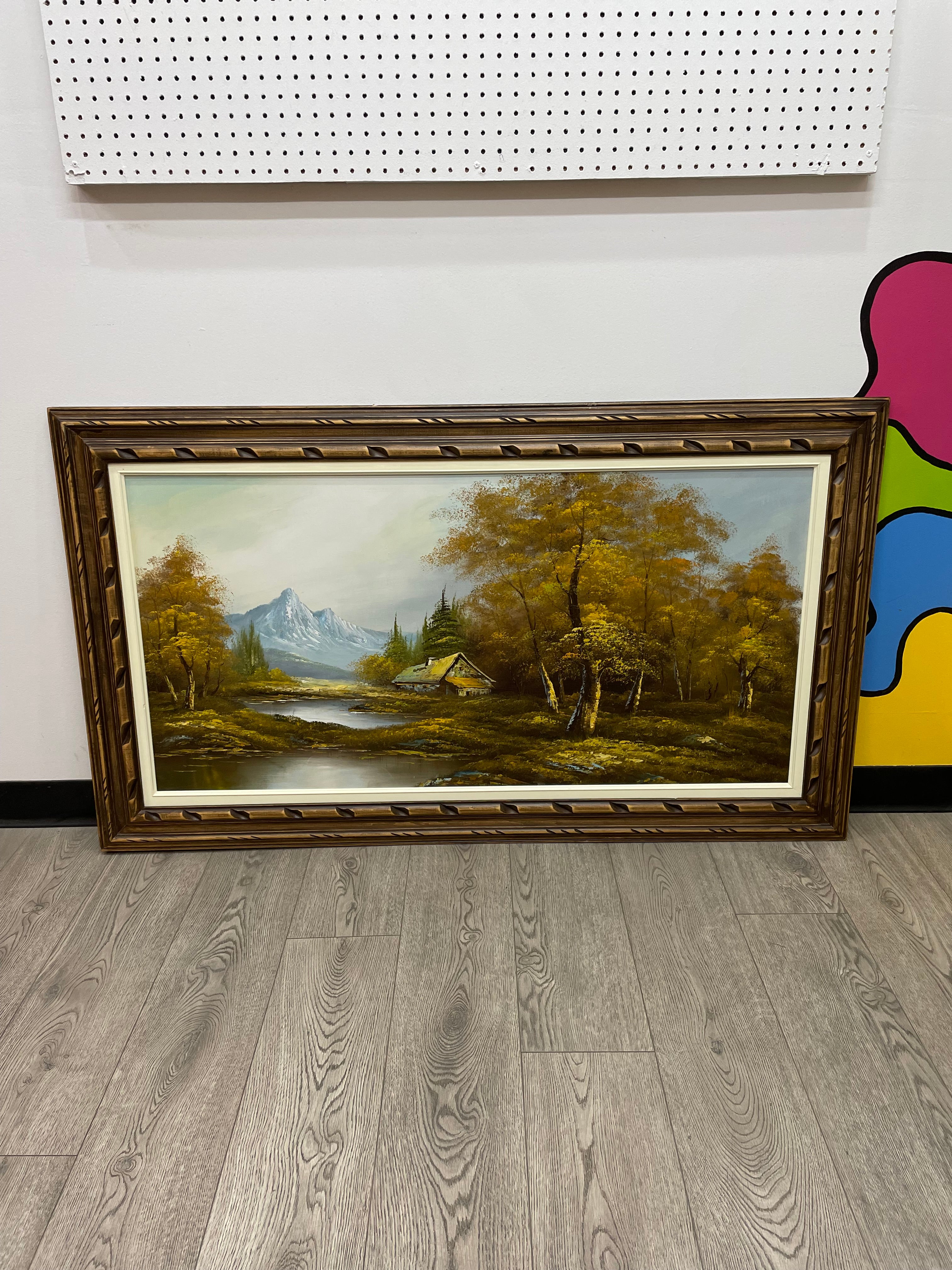 Forest & Mountain Scene Painting