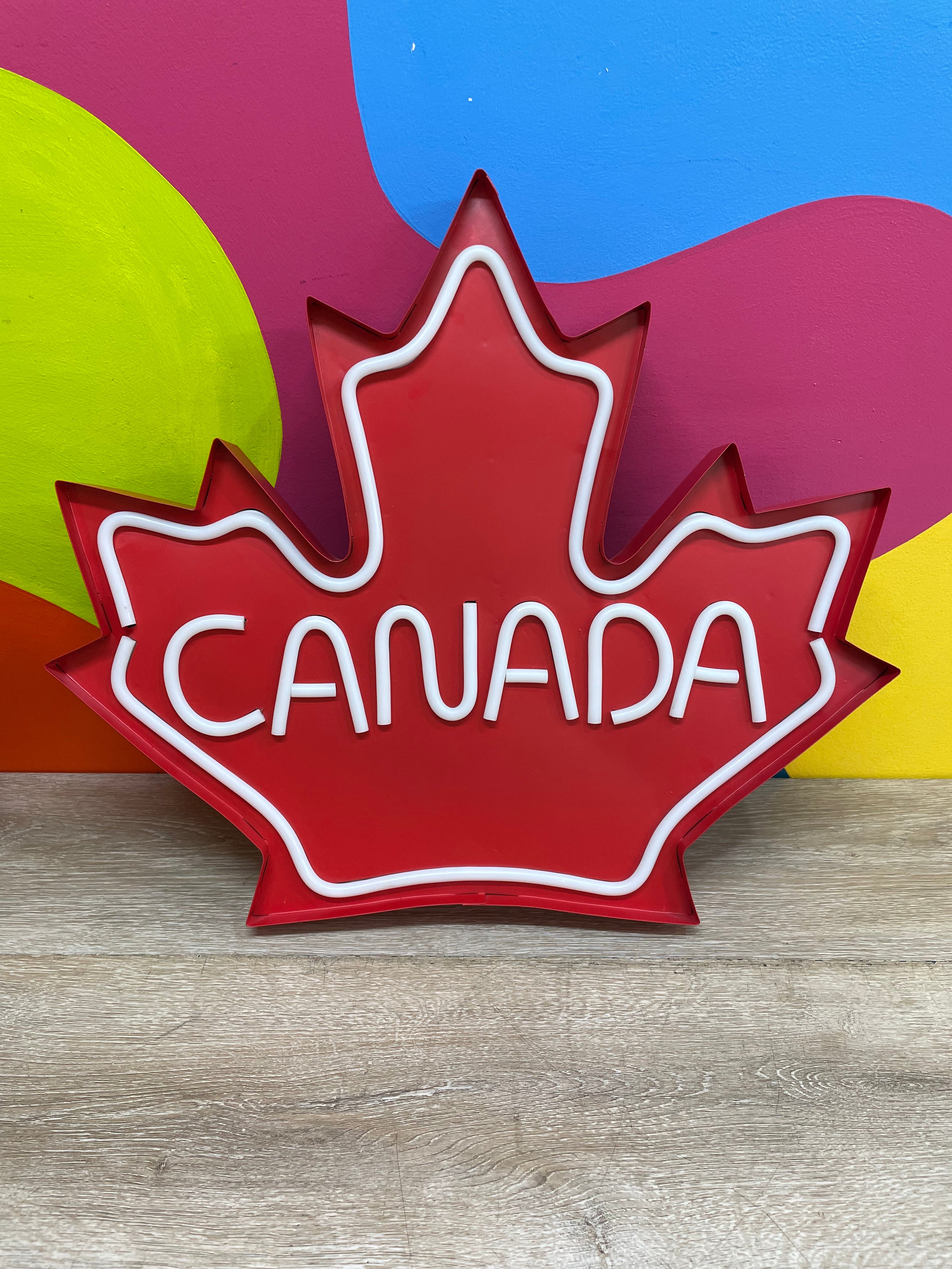 Light Up Canada Sign