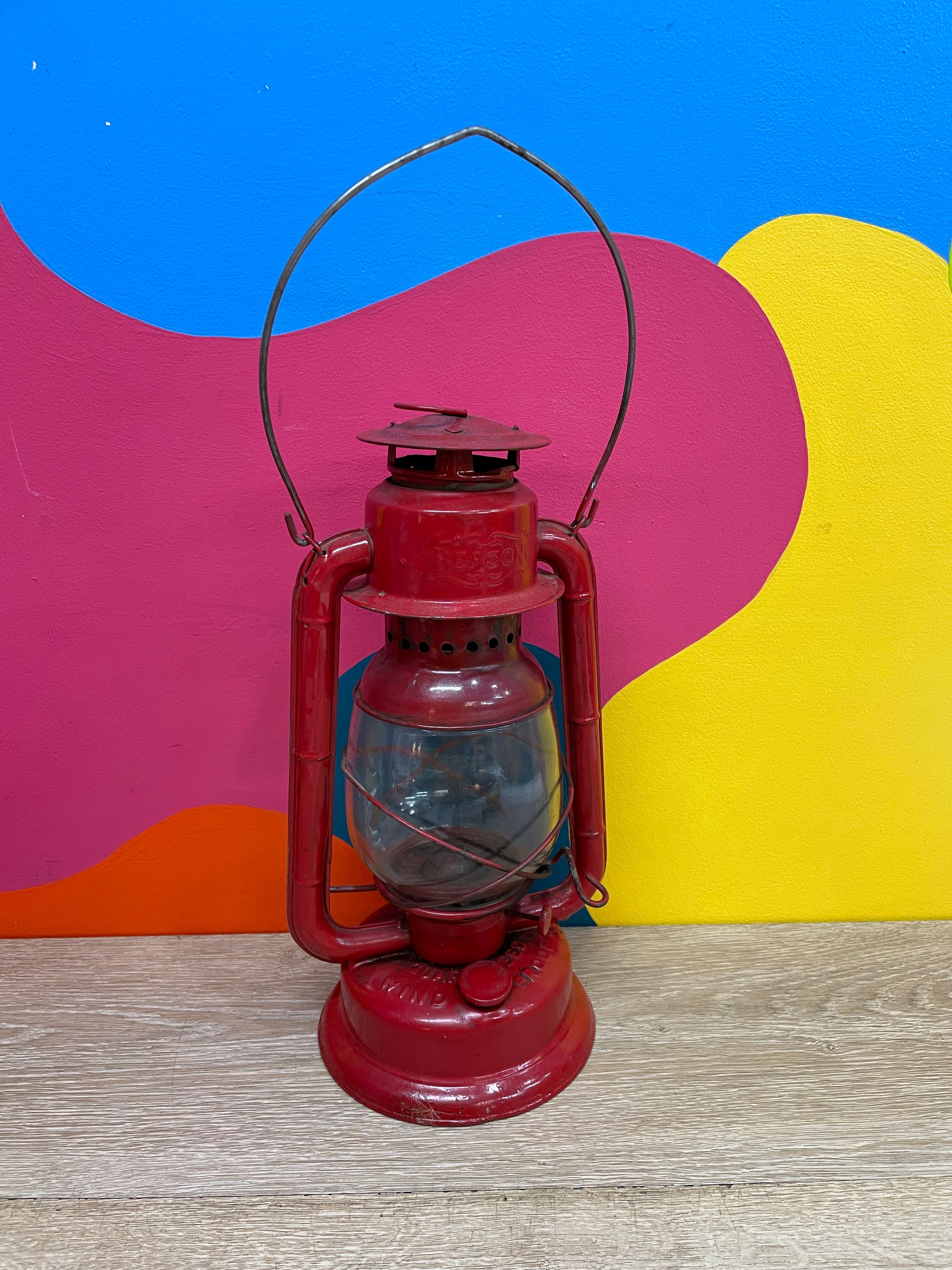 Red Camping Lantern