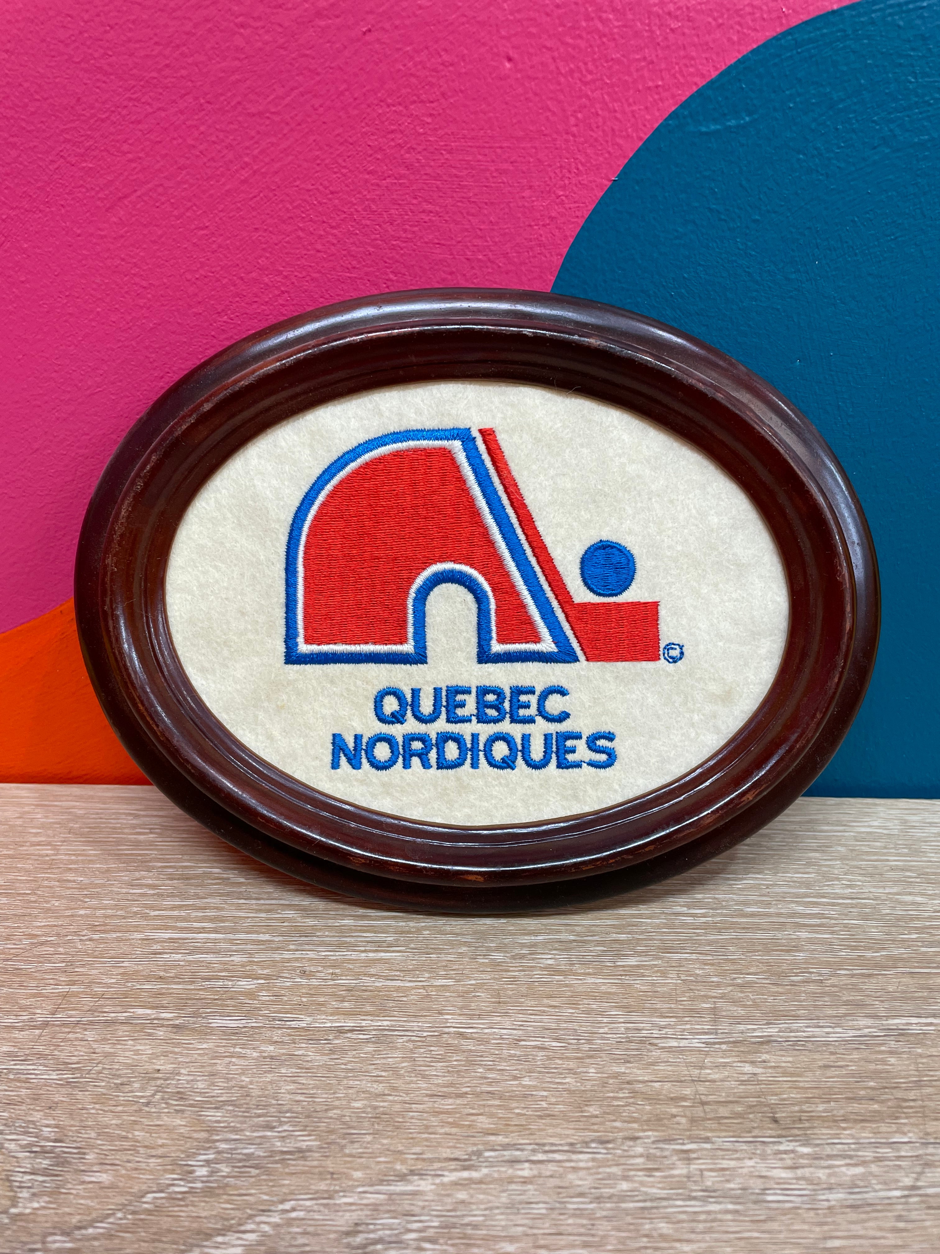 Embroidered Hockey Logo - Quebec Nordiques