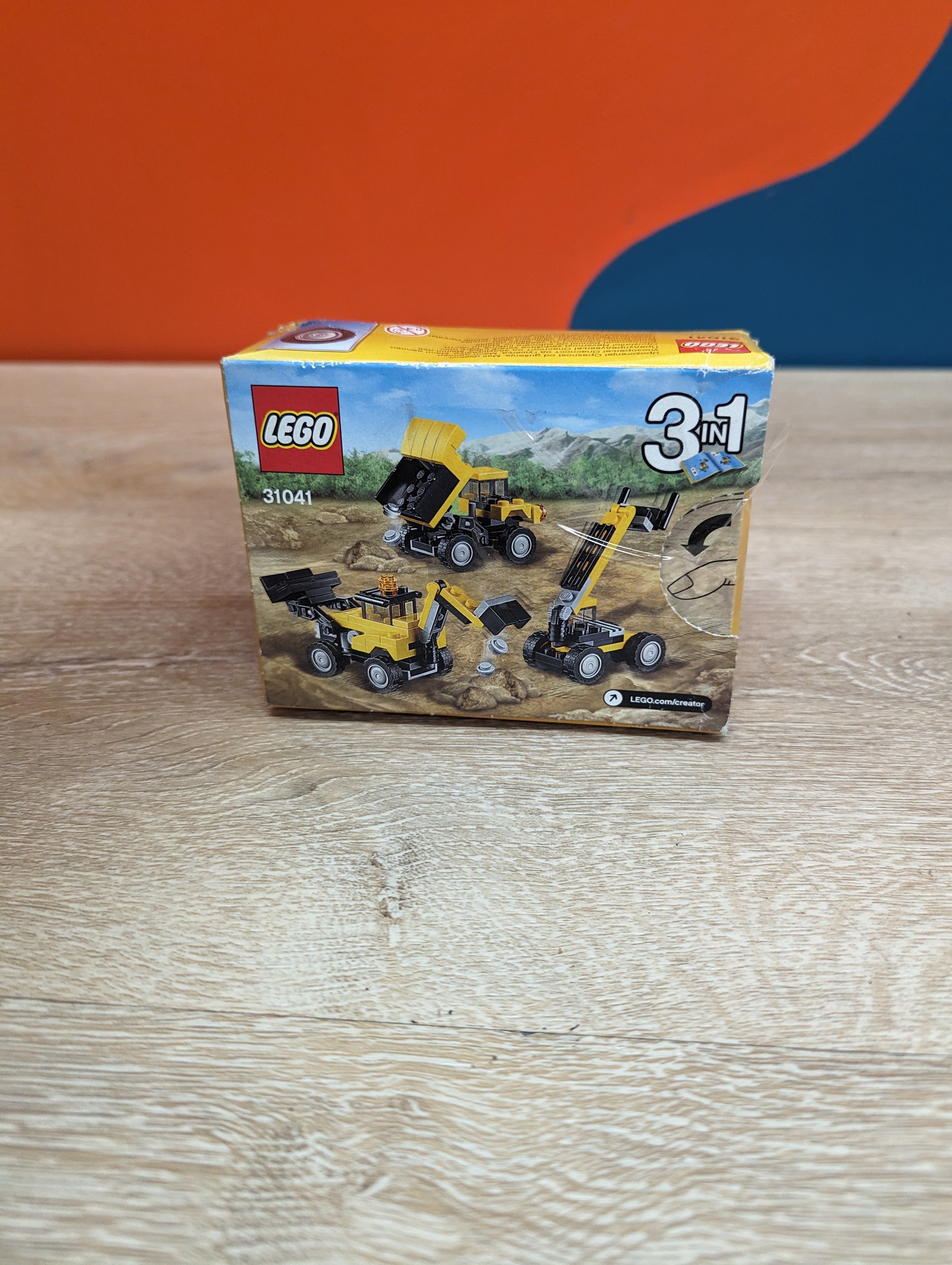 Lego 31041 discount creator construction vehicles