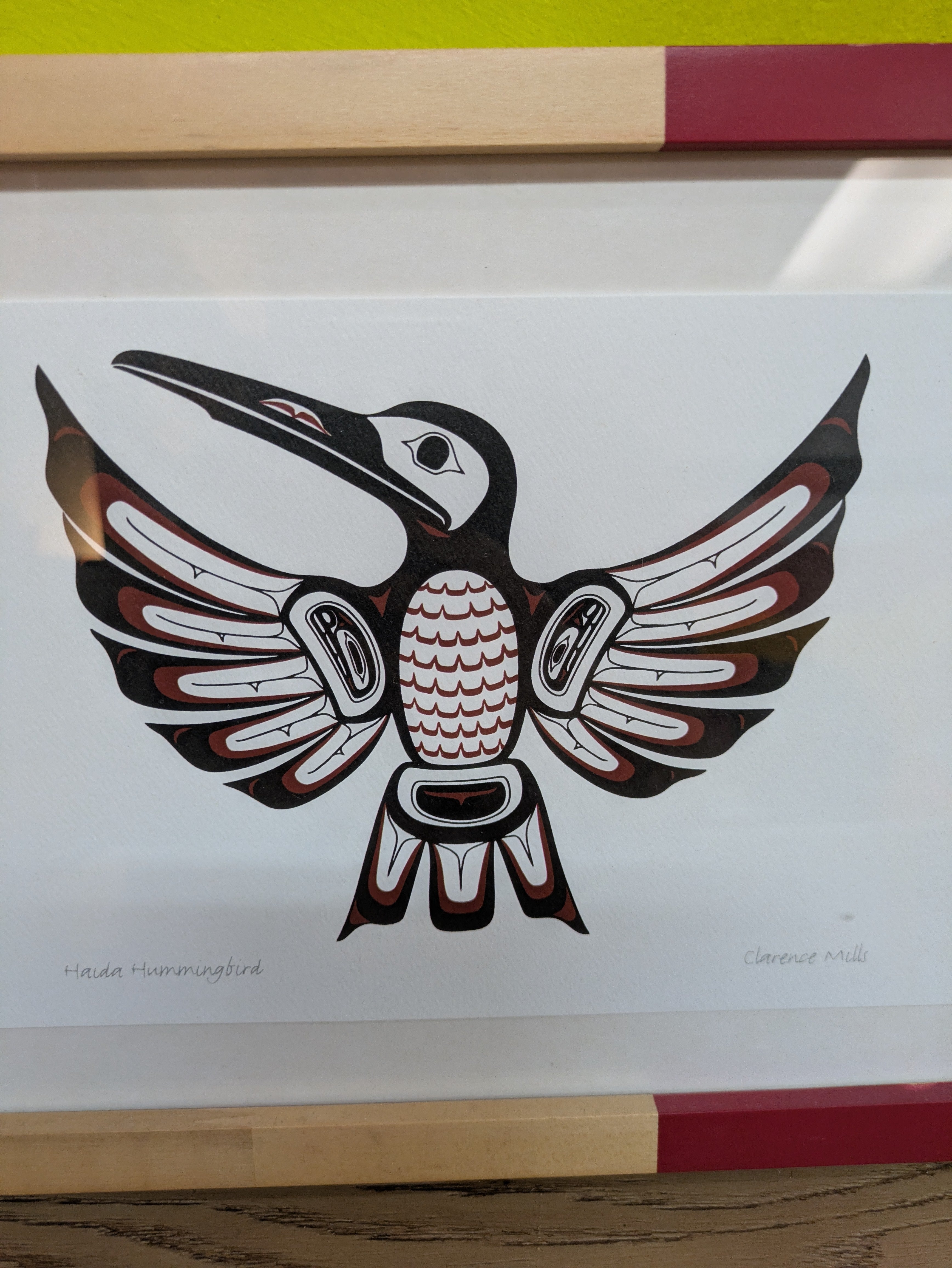 Haida Hummingbird By Clarence Mills