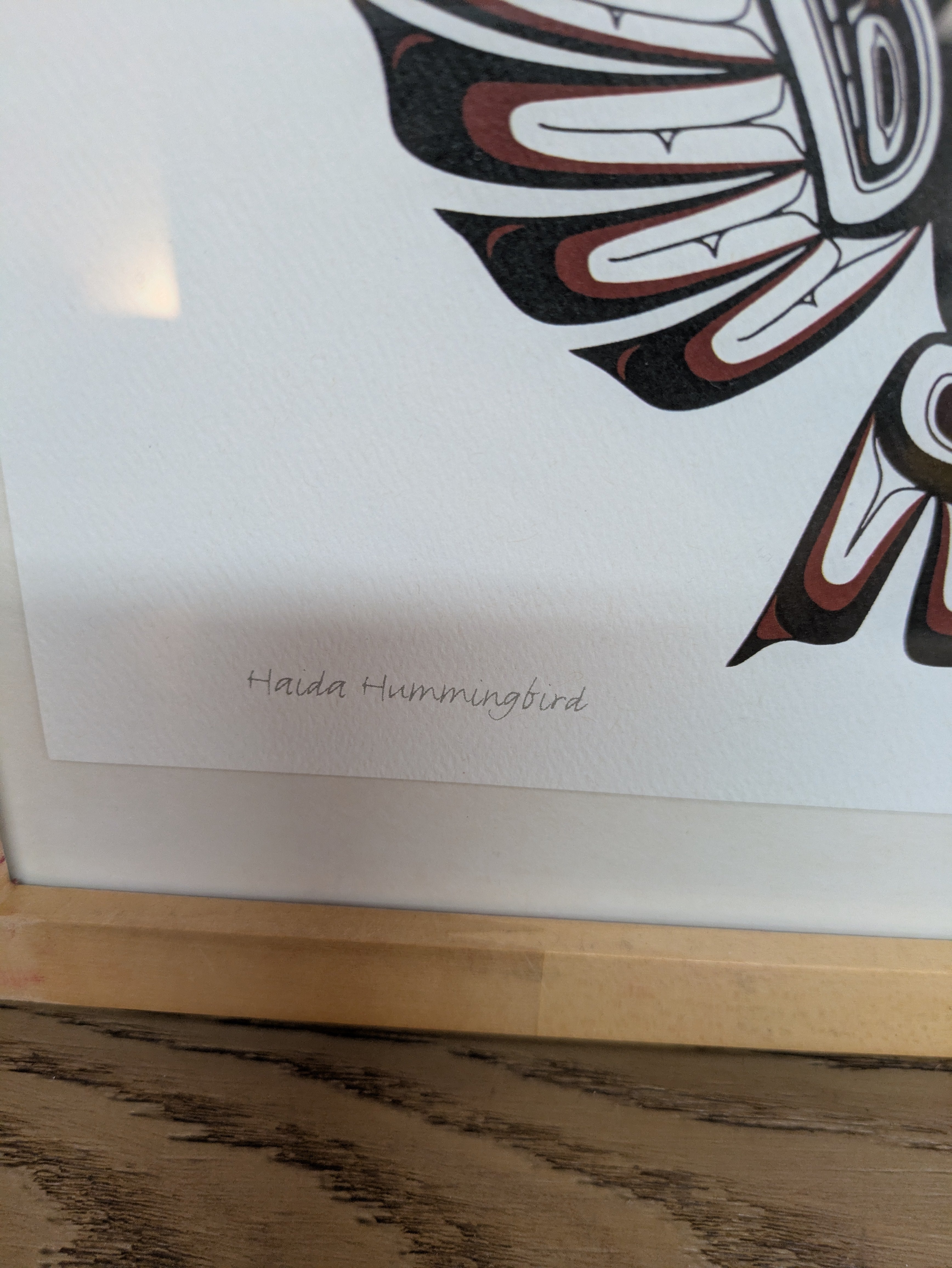 Haida Hummingbird By Clarence Mills